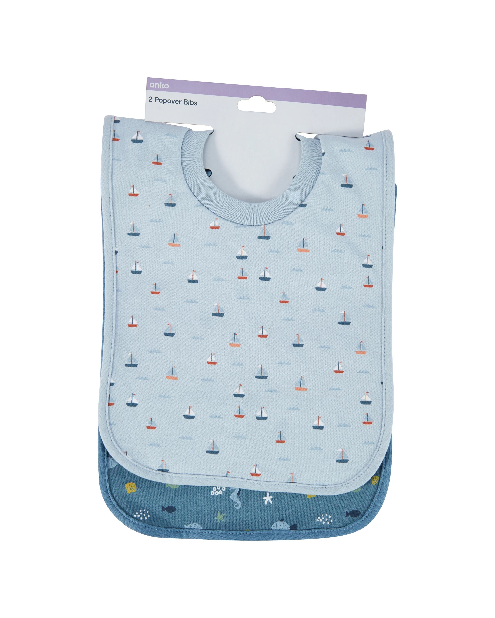 5 2 Pack Popover Bibs - Sea, 5 of 5