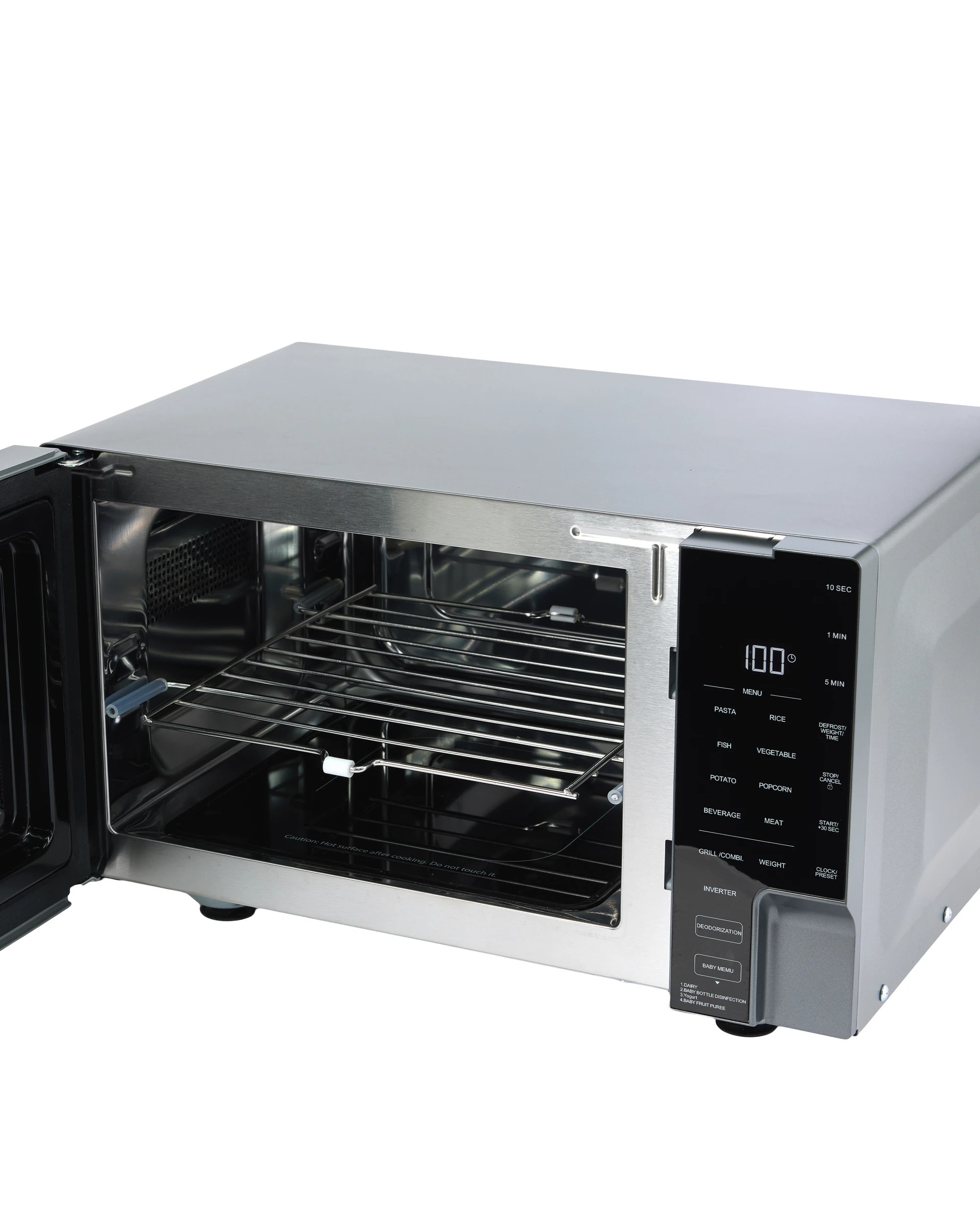 6 23L Inverter Microwave Oven - Grey, 6 of 7