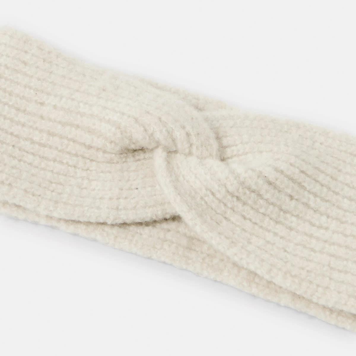 2 Rib Headwrap Lt Stone, 2 of 3