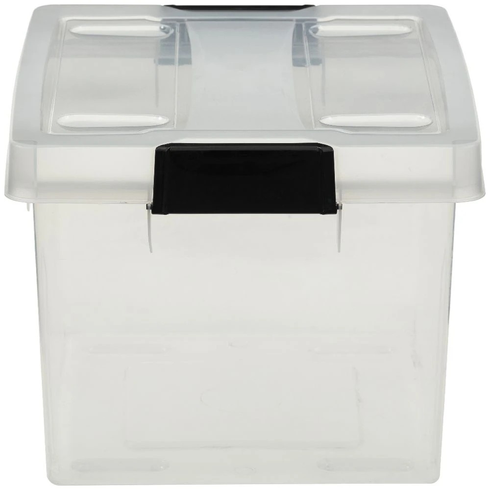 6 Ezy Storage 30L File Box Clear, 6 of 9