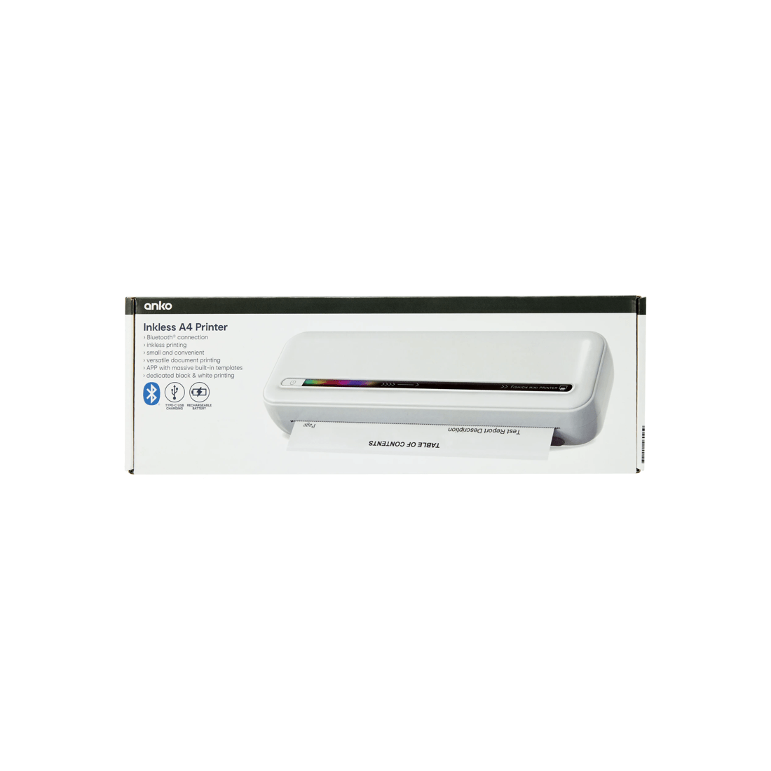 9 Inkless A4 Printer - White, 9 of 9