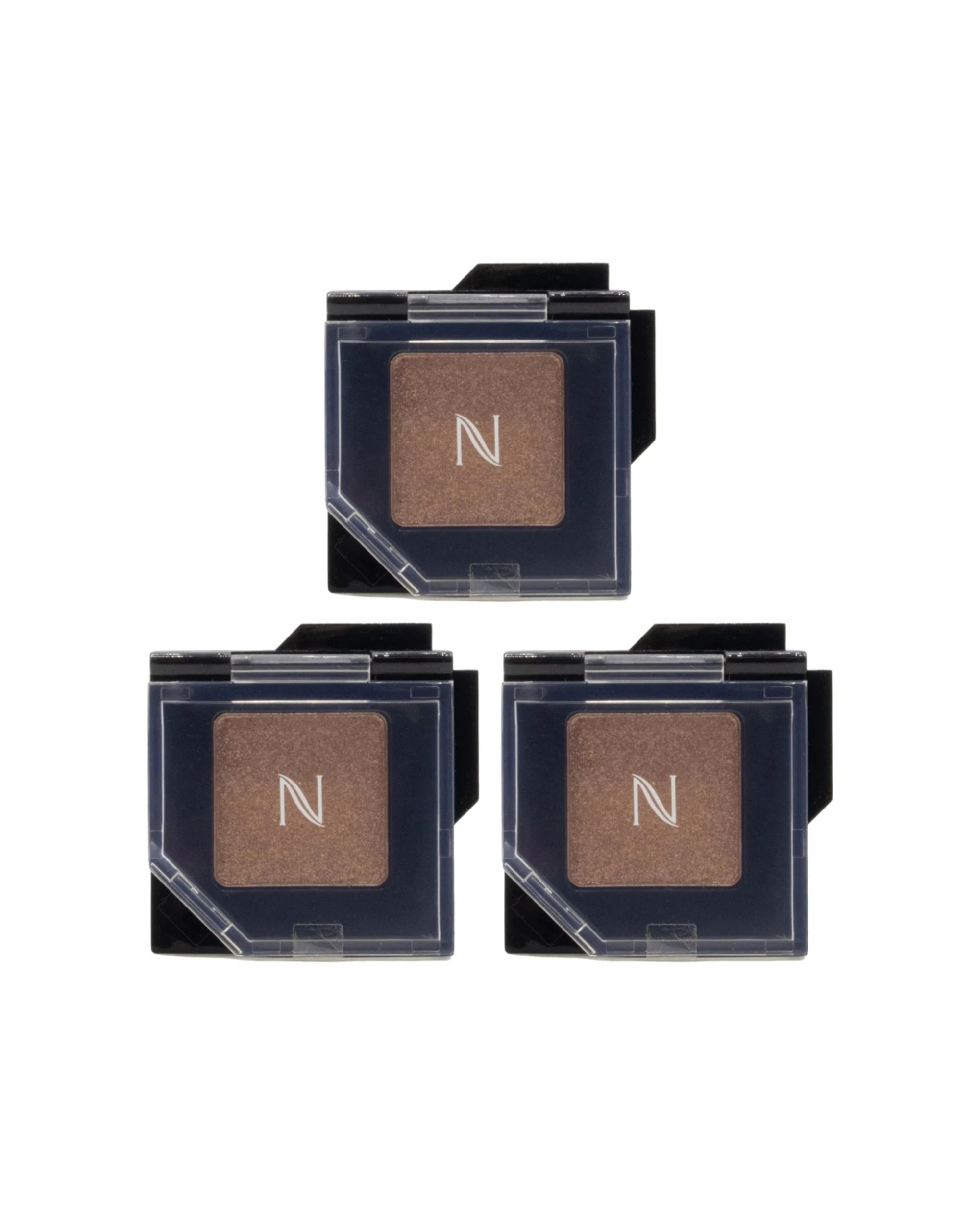 1 Natio 3PK Eyeshadow Single Colour Compact Makeup Product Sunburst 1g - Brown, 1 of 3