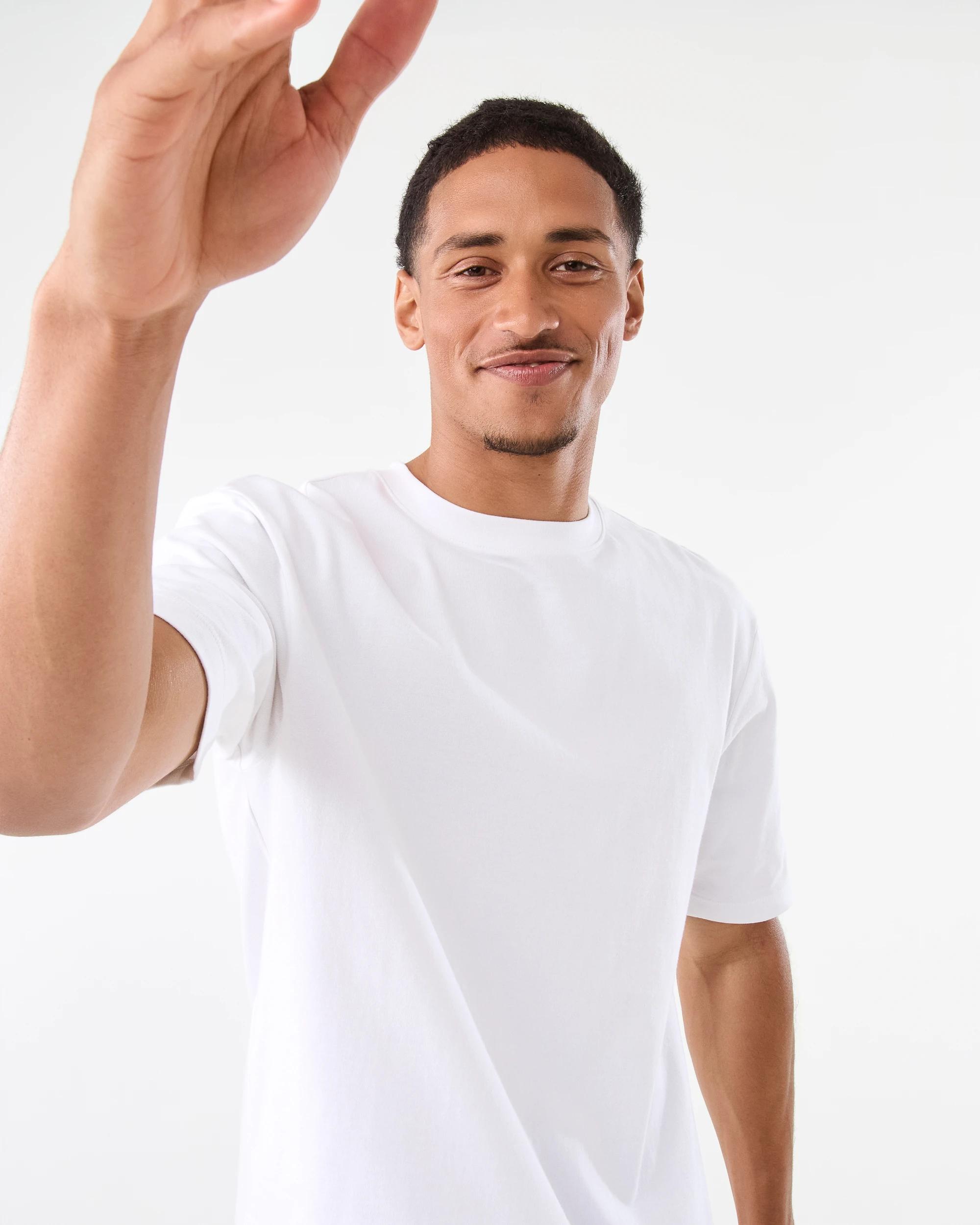 5 Oversized Heavyweight T-shirt WHITE, 5 of 6