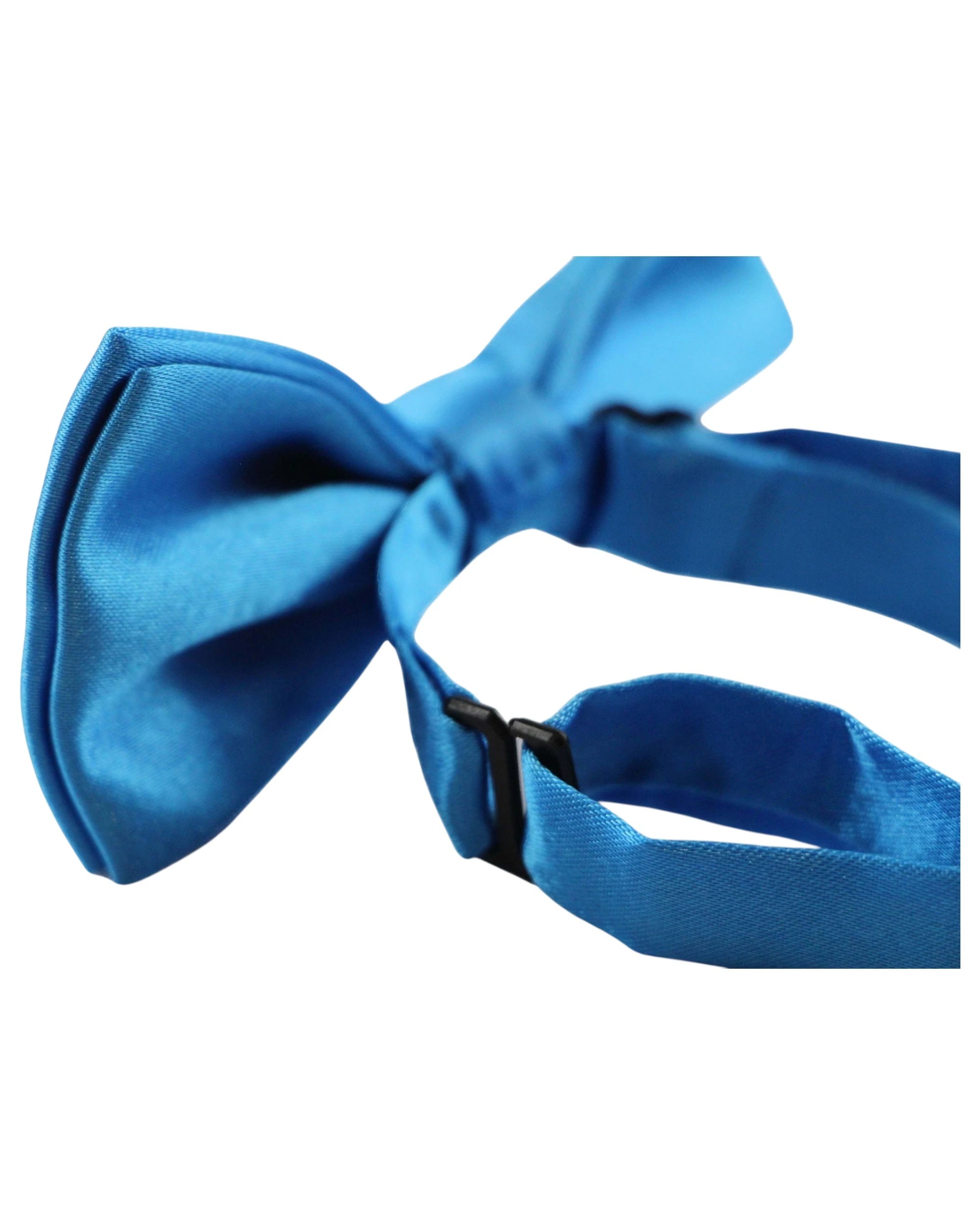2 Zasel Boys Santorini Blue Plain Bow Tie - Blue, 2 of 4