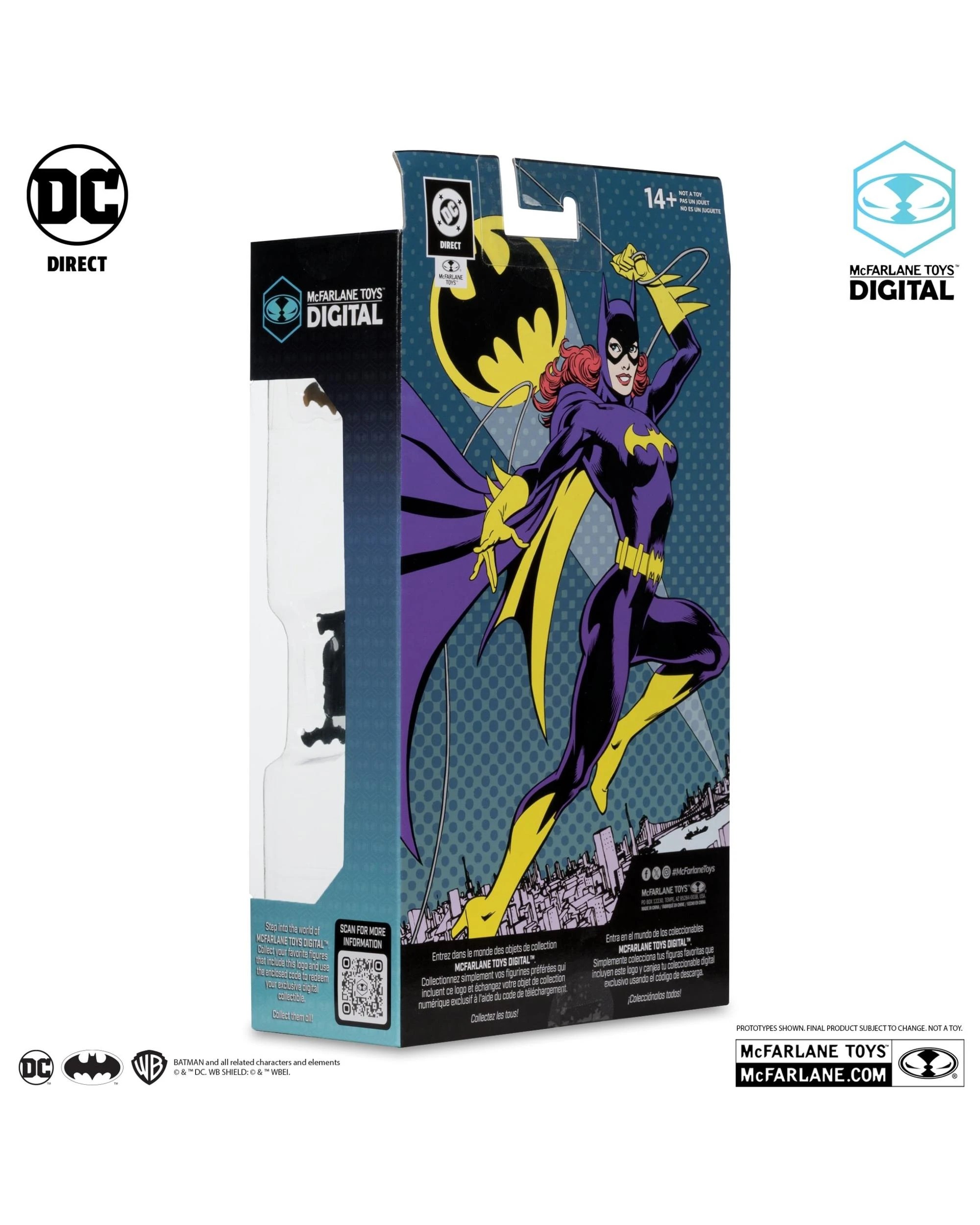 9 McFarlane Digital DC Direct DC Classic Batgirl 7 inch Action Figure, 9 of 9