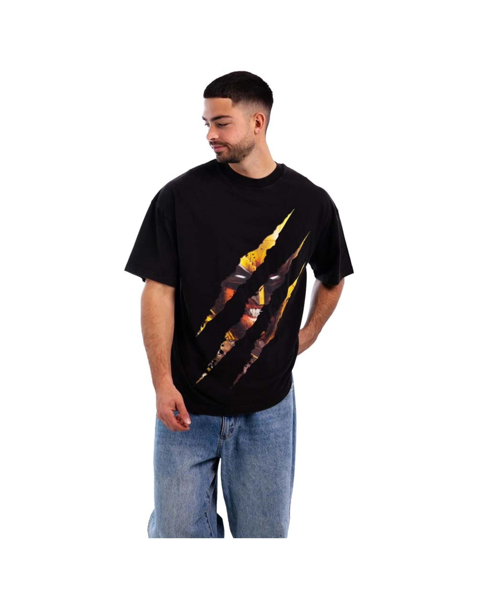 3 Marvel - Wolverine Clawlah Overized T-hirt BLACK,YELLOW, 3 of 3