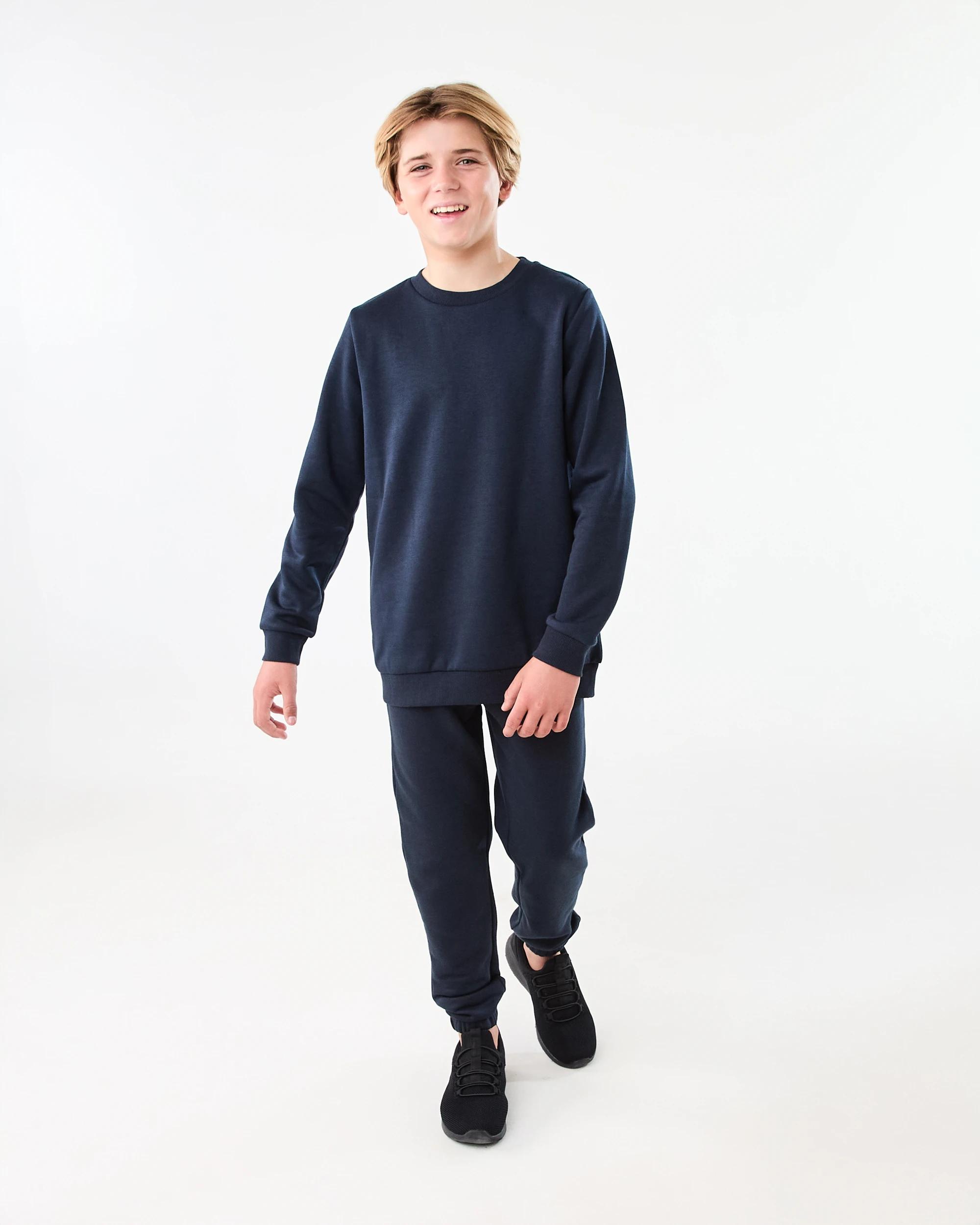 6 Basic Crew Sweatshirt Nvy Sphire, 6 of 7