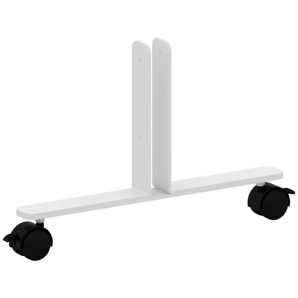 2 Stilford Professional Partition Screen St&ing Feet White Office Furnishing Accessories Workspace Screens & Partitions, 2 of 3