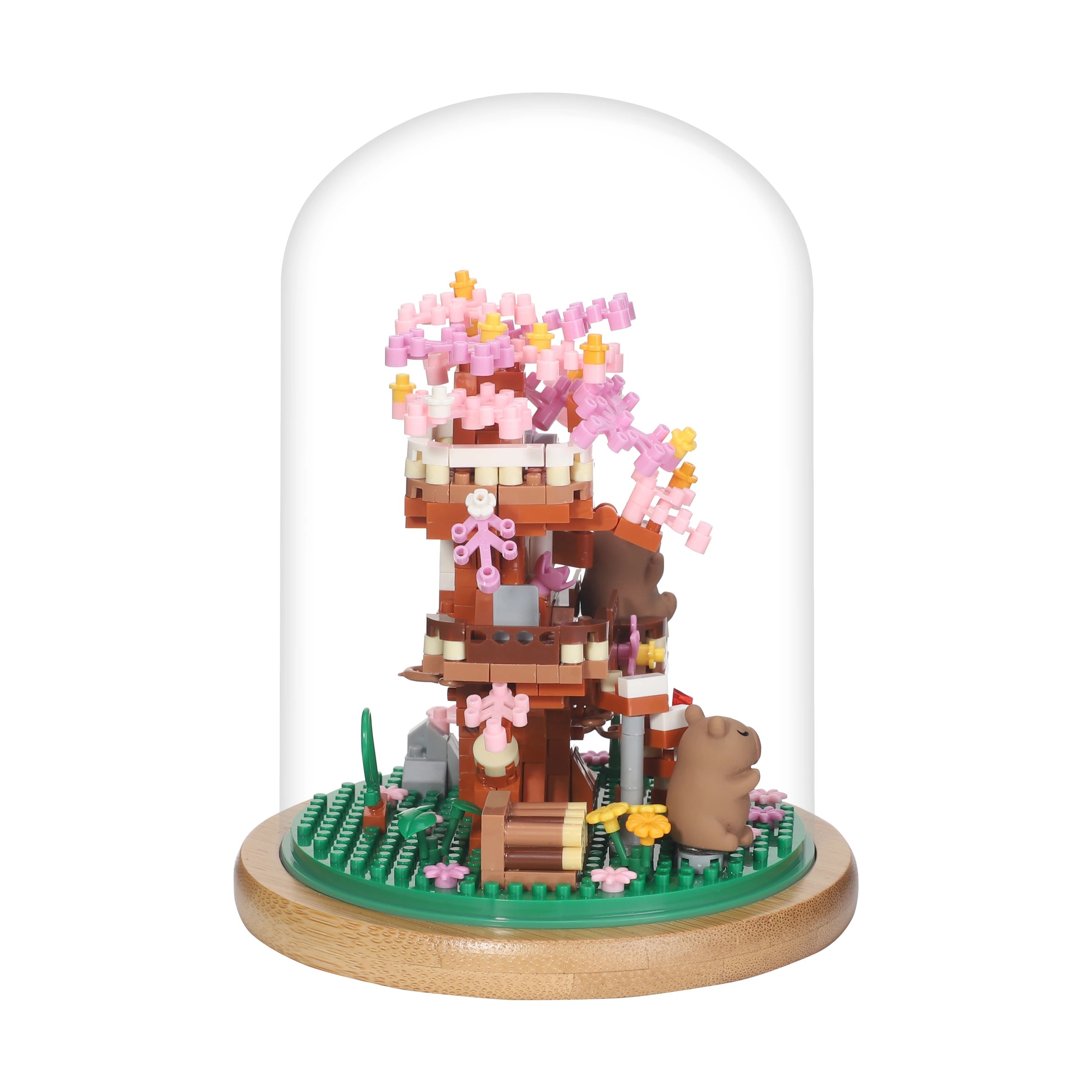 2 Mini Blocks Flower Series: Capybara Tree Dome - Assorted, 2 of 9
