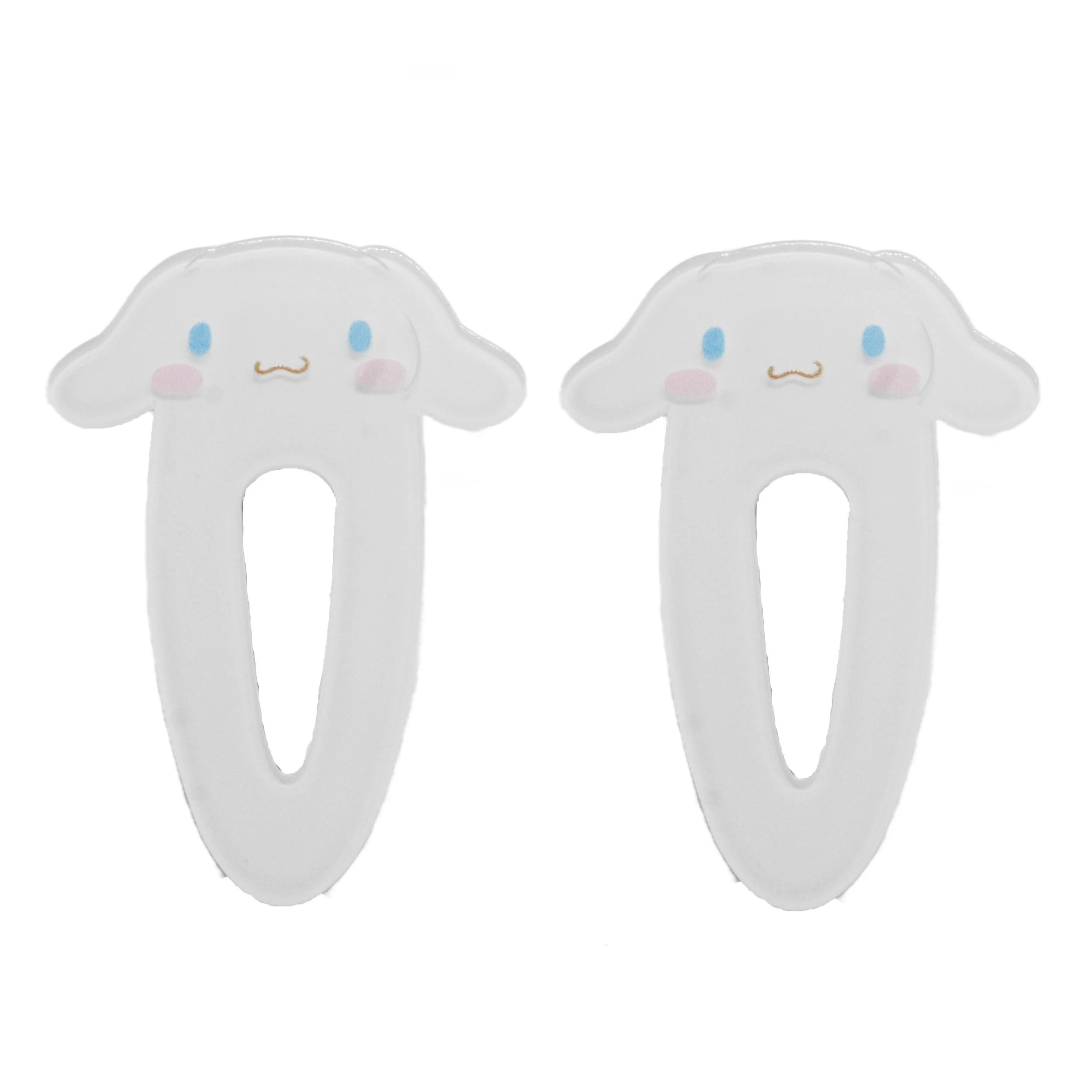 2 Hello Kitty and Friends License 2 Pack White Snap Hair Clips Cimmamorol, 2 of 2
