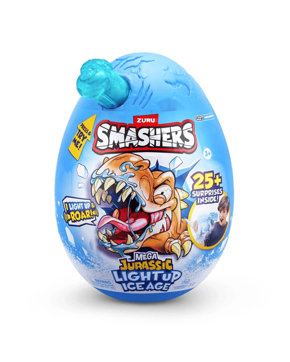 Zuru Smashers Mega Jurassic Light Up Ice Age Egg - Assorted