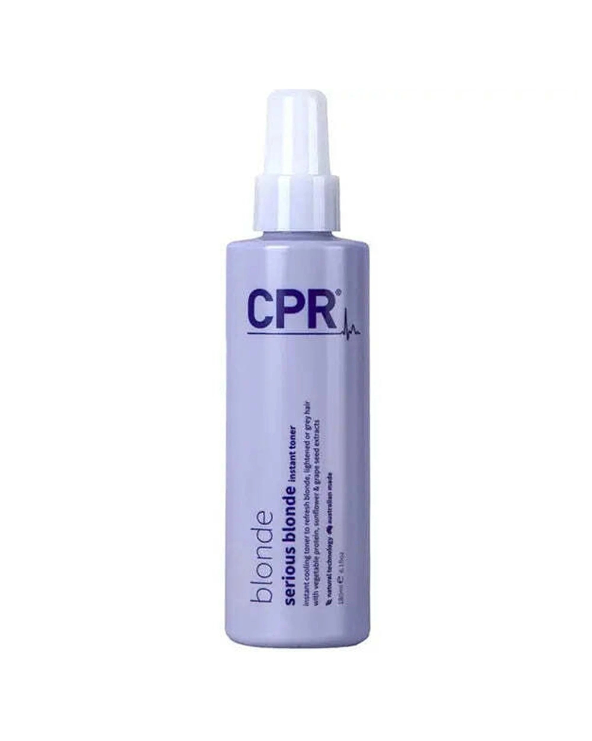 1 CPR Hair Serious Blonde Instant Toner 180ml Vibrant Colour Grey Coverage - Purple, 1 of 1