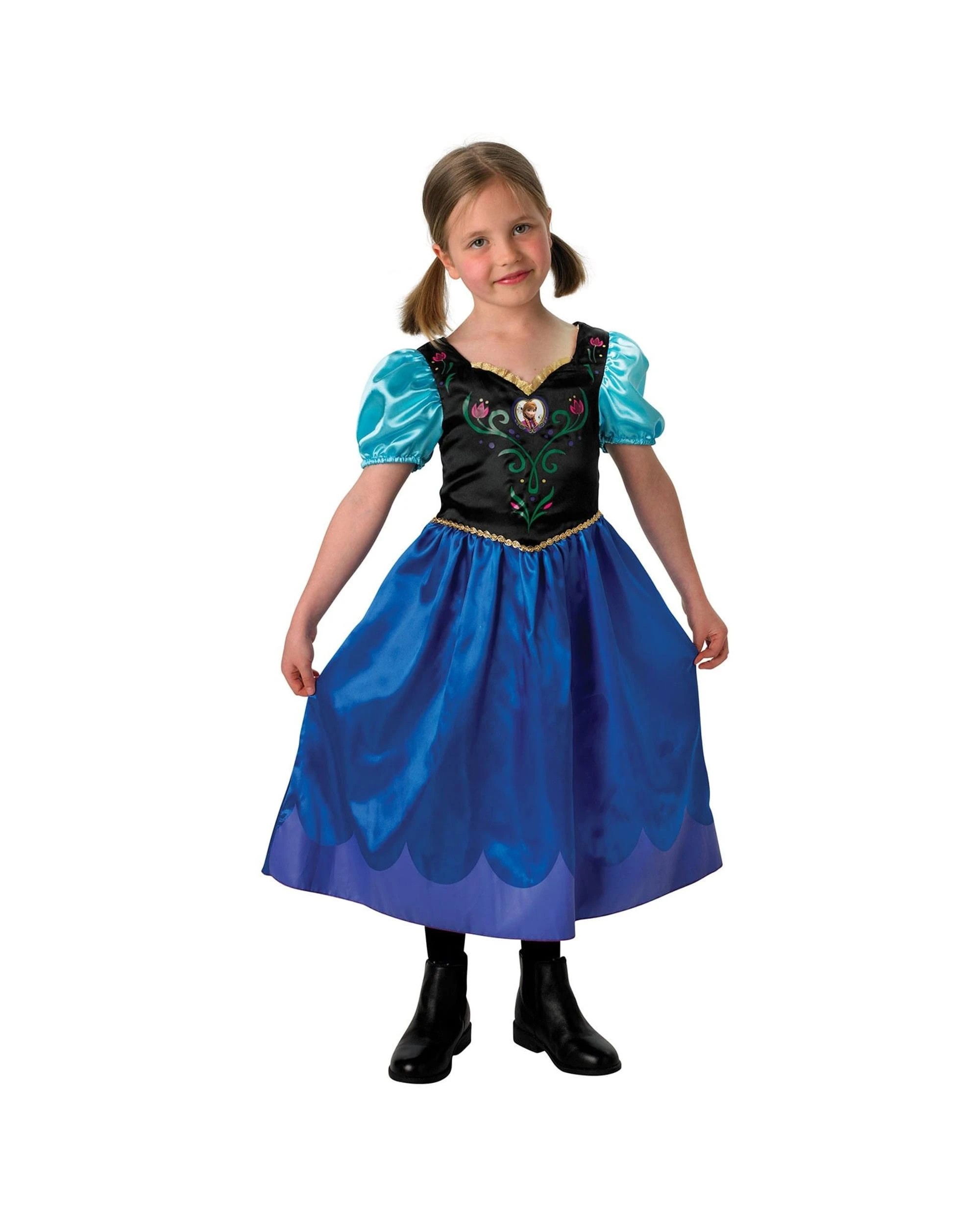 1 Disney Frozen 1 Anna Classic Child Costume 6-8 Years, 1 of 4