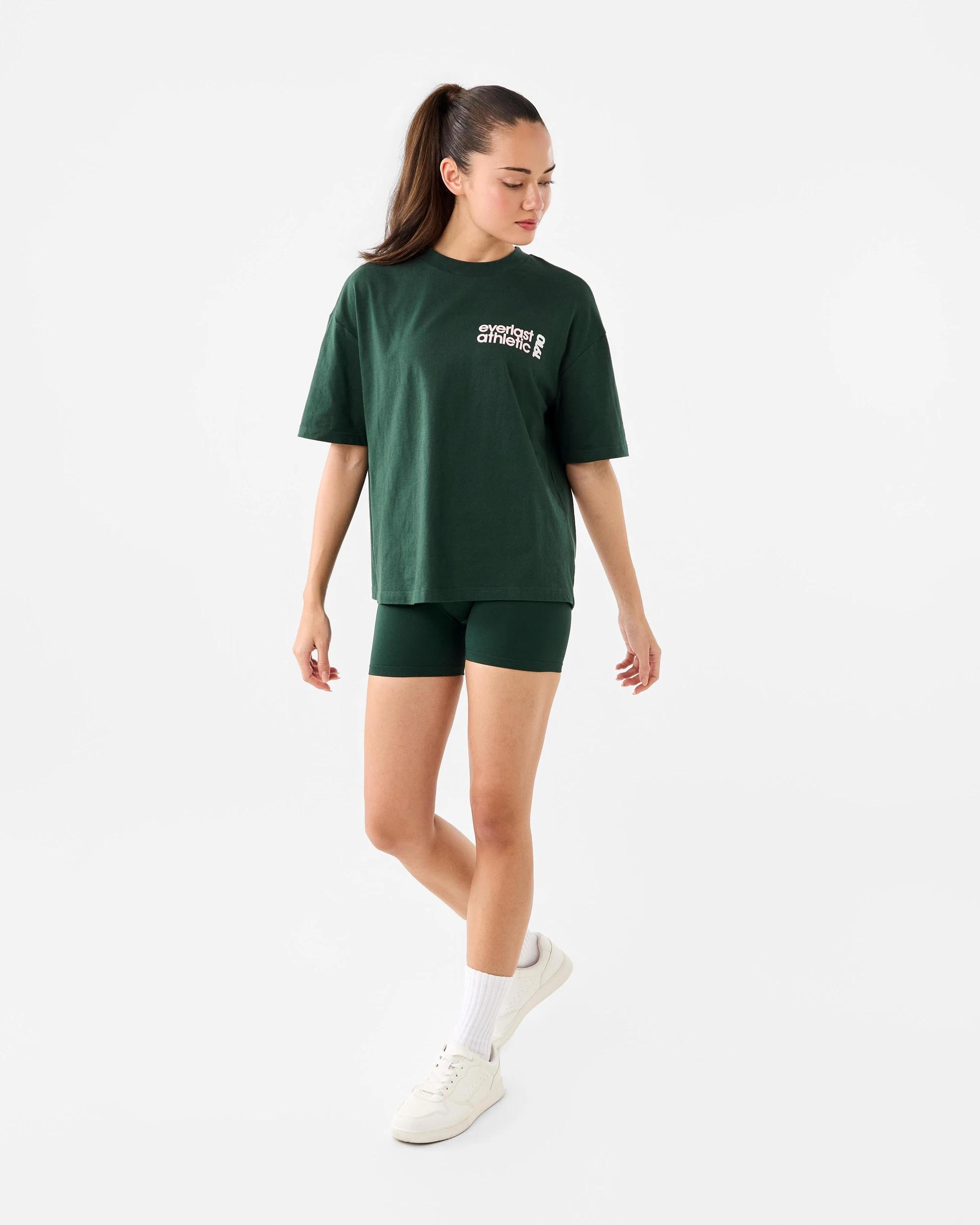 3 Everlast Womens Boyfriend T-shirt Pine, 3 of 10