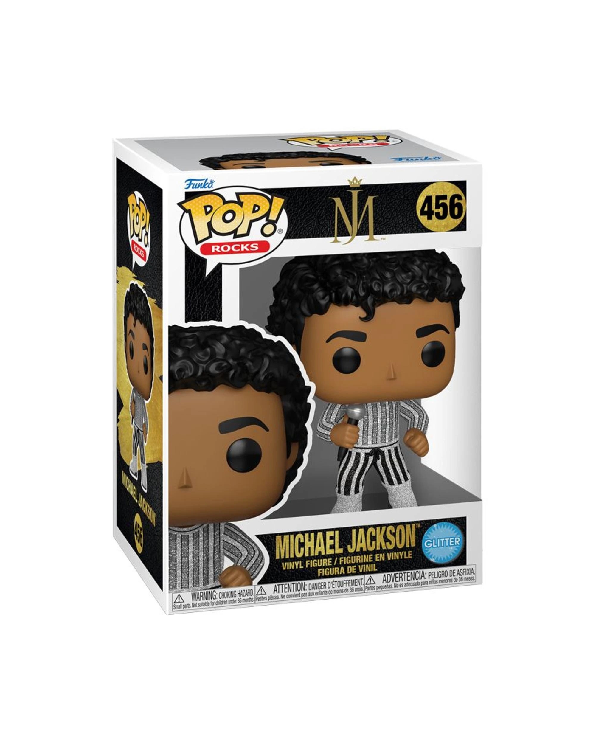 3 Michael Jackson Rock With You Diamond Glitter Funko POP! Vinyl, 3 of 3