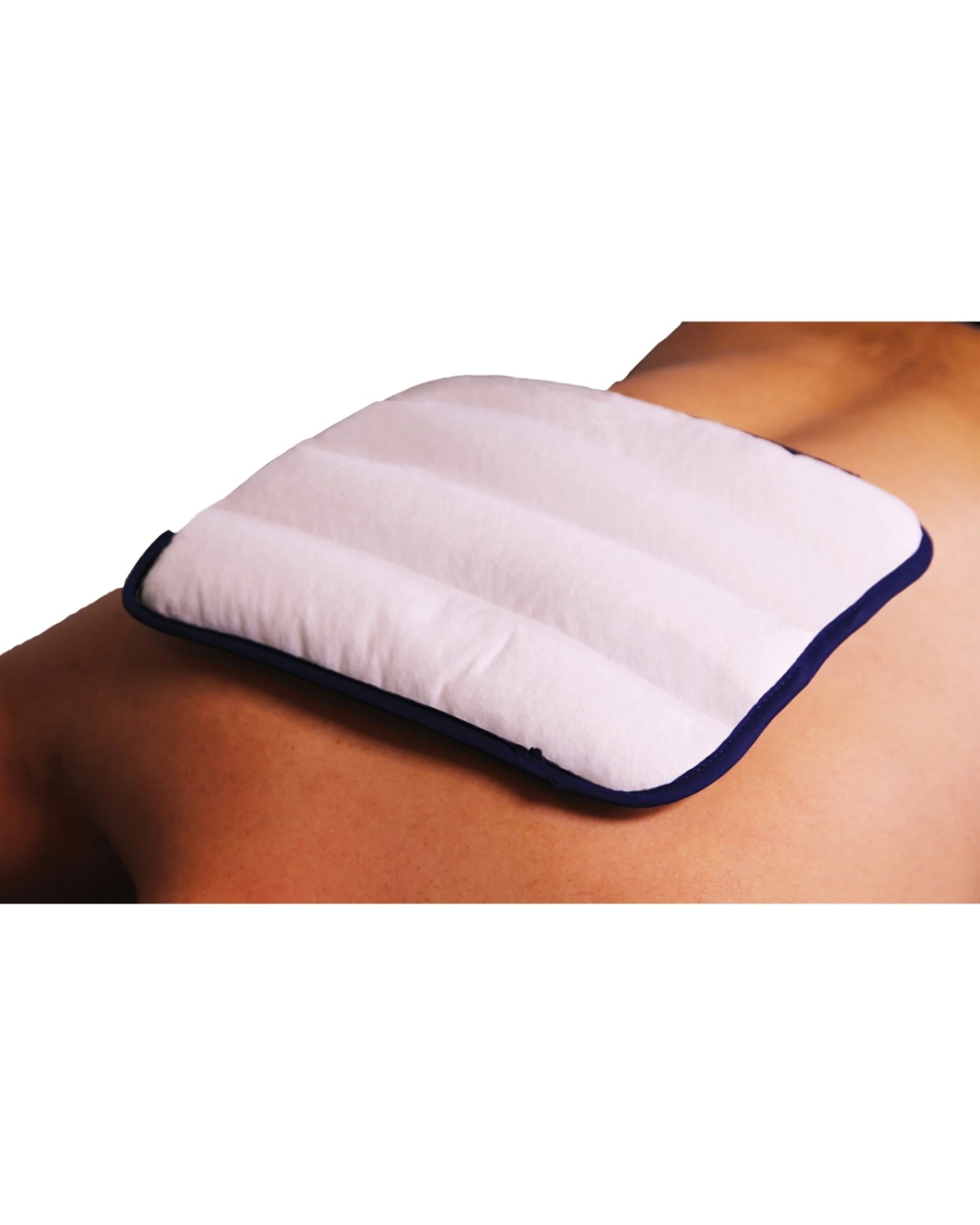 3 Victor Sports Microwaveable Microbead Personal Heat Pack Standard 27x27cm - White, 3 of 3
