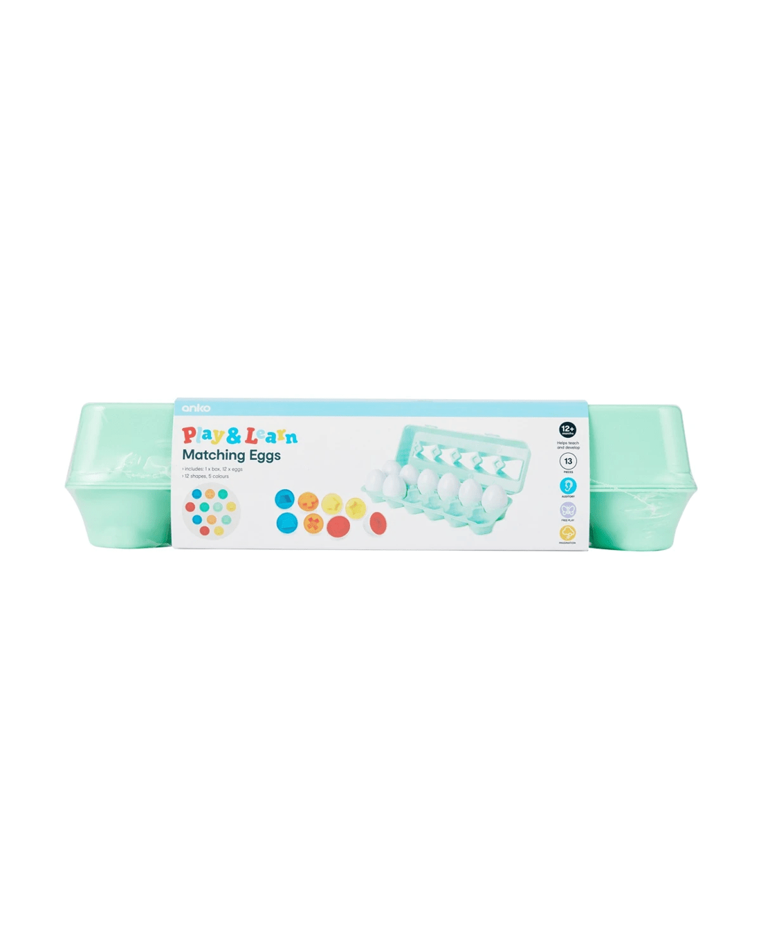 10 13 Piece Play & Learn Matching Eggs, 10 of 10