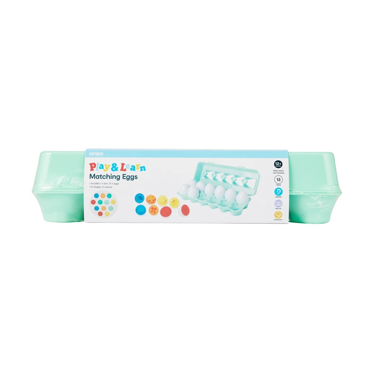10 13 Piece Play & Learn Matching Eggs, 10 of 10