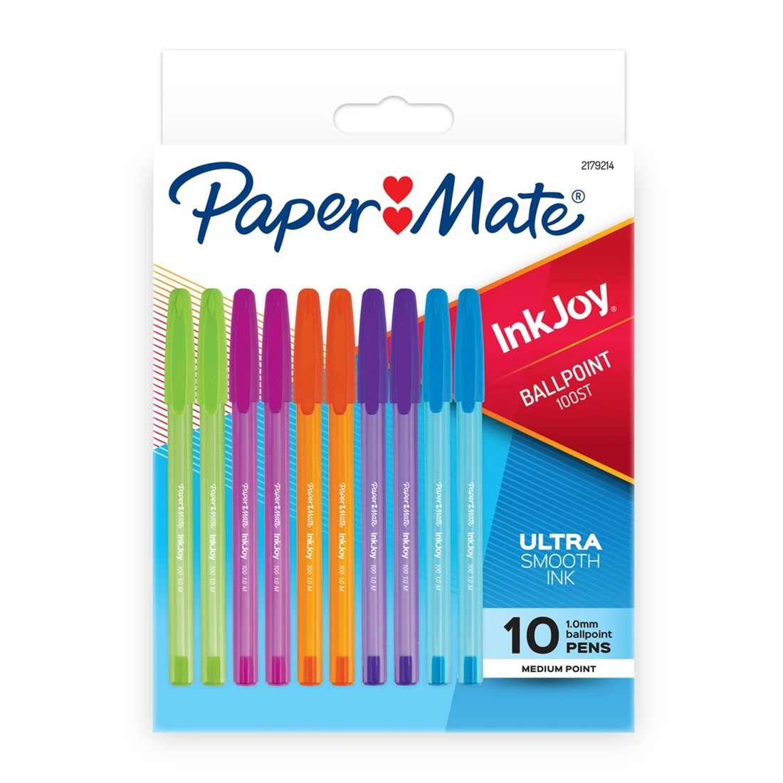 1 10 Pack Paper Mate InkJoy 100ST Ballpoint Pens, 1 of 7