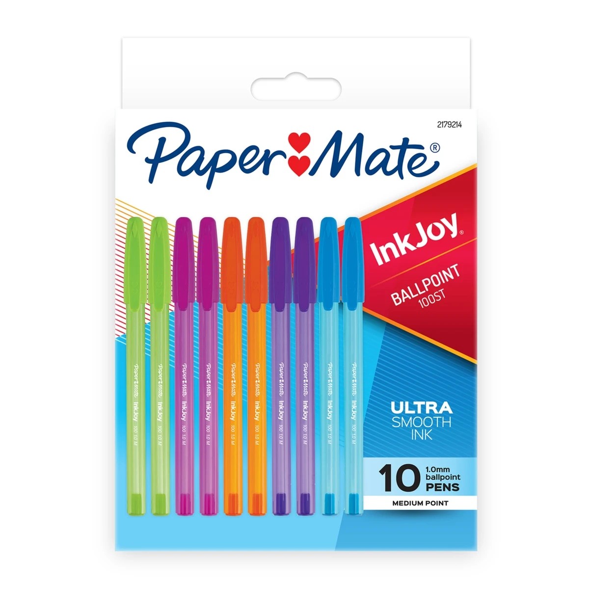 1 10 Pack Paper Mate InkJoy 100ST Ballpoint Pens, 1 of 7