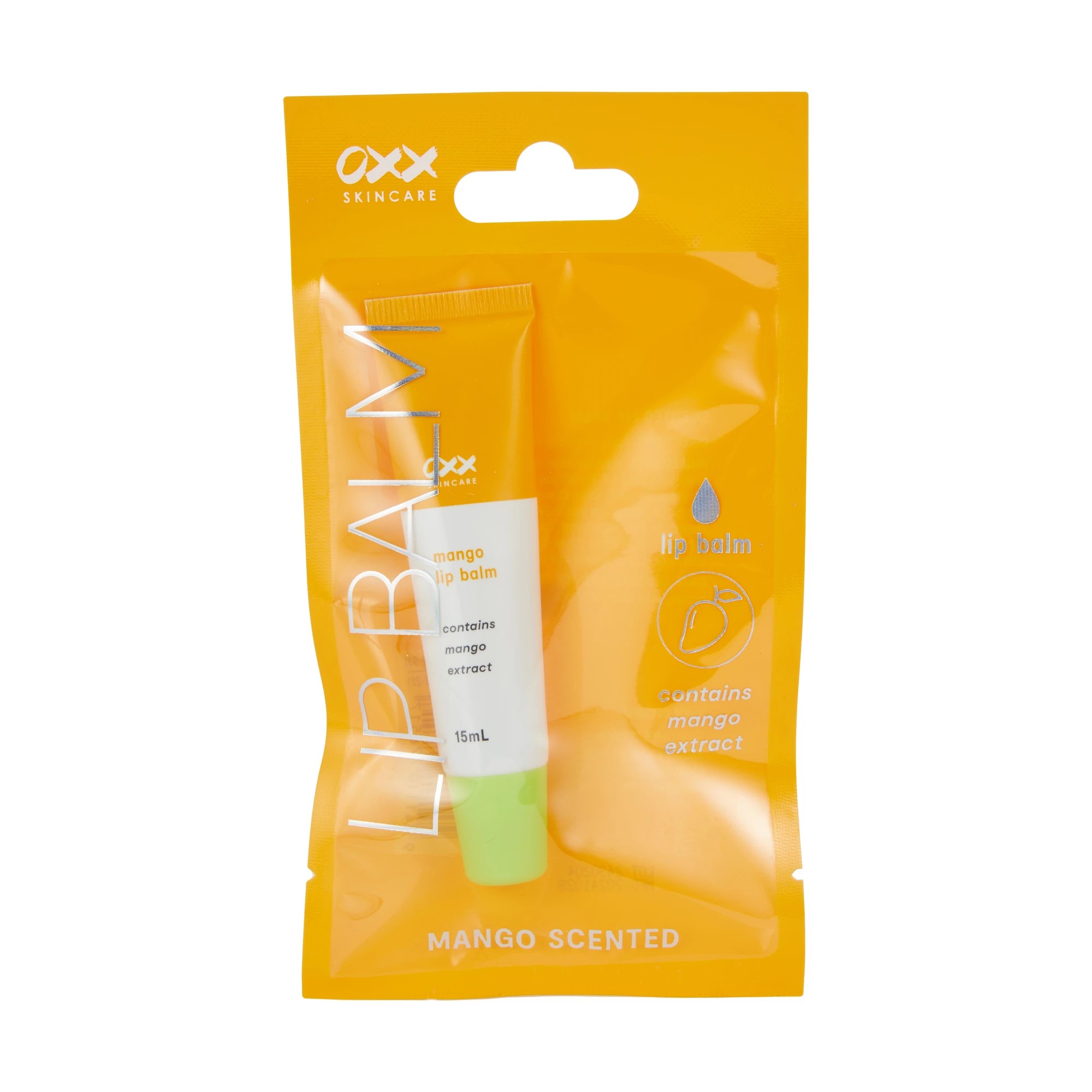 1 OXX Skincare Lip Balm 15ml - Mango Scented, 1 of 5