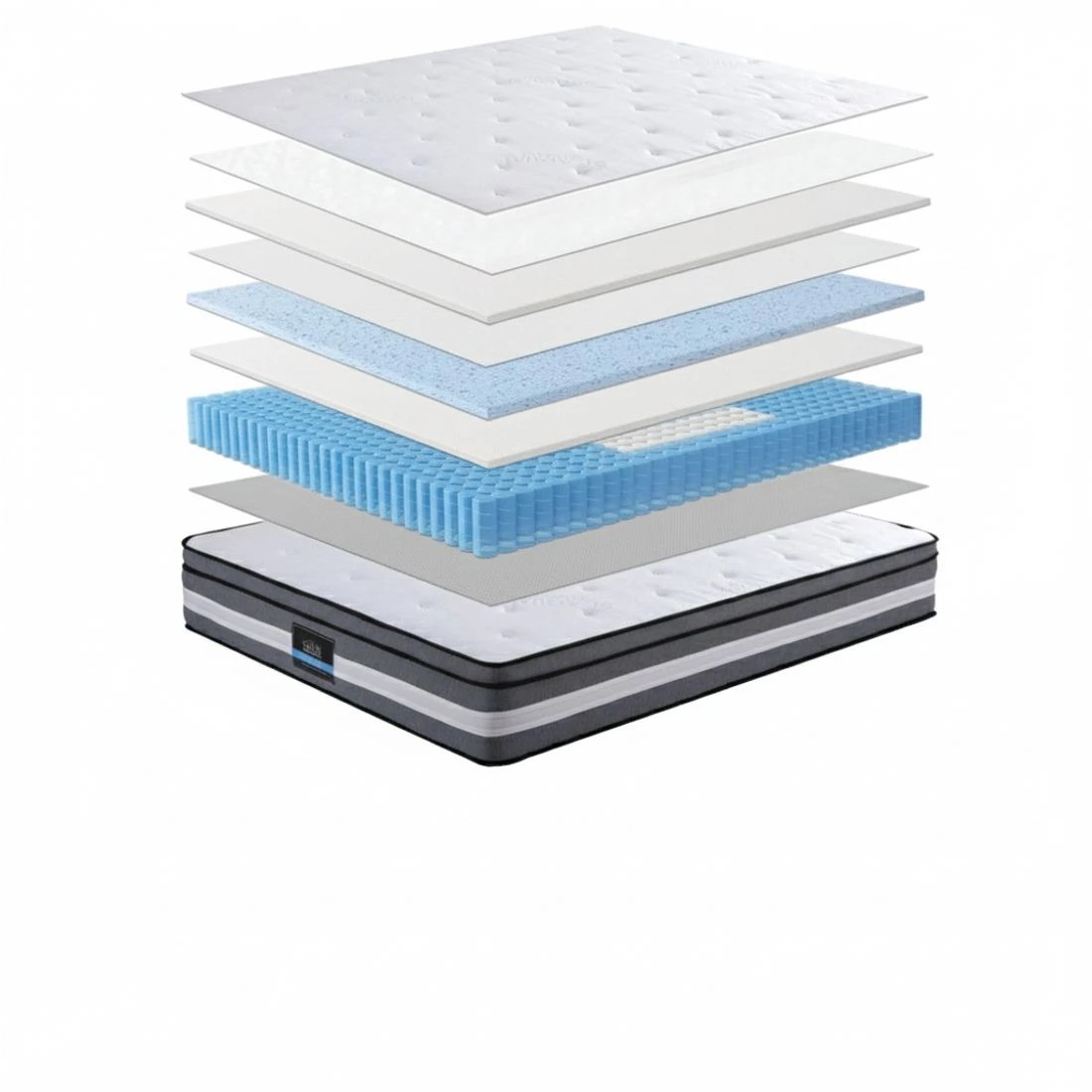 4 Giselle Bedding 30cm Seaqual Fabric Mattress Gel Foam Pocket Spring Double - Double Bed - Multi, 4 of 7