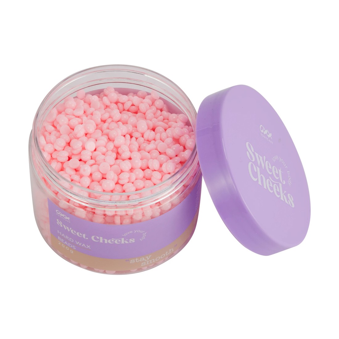 2 OXX Bodycare Sweet Cheeks Hard Wax Beads 200g - Pink, 2 of 3