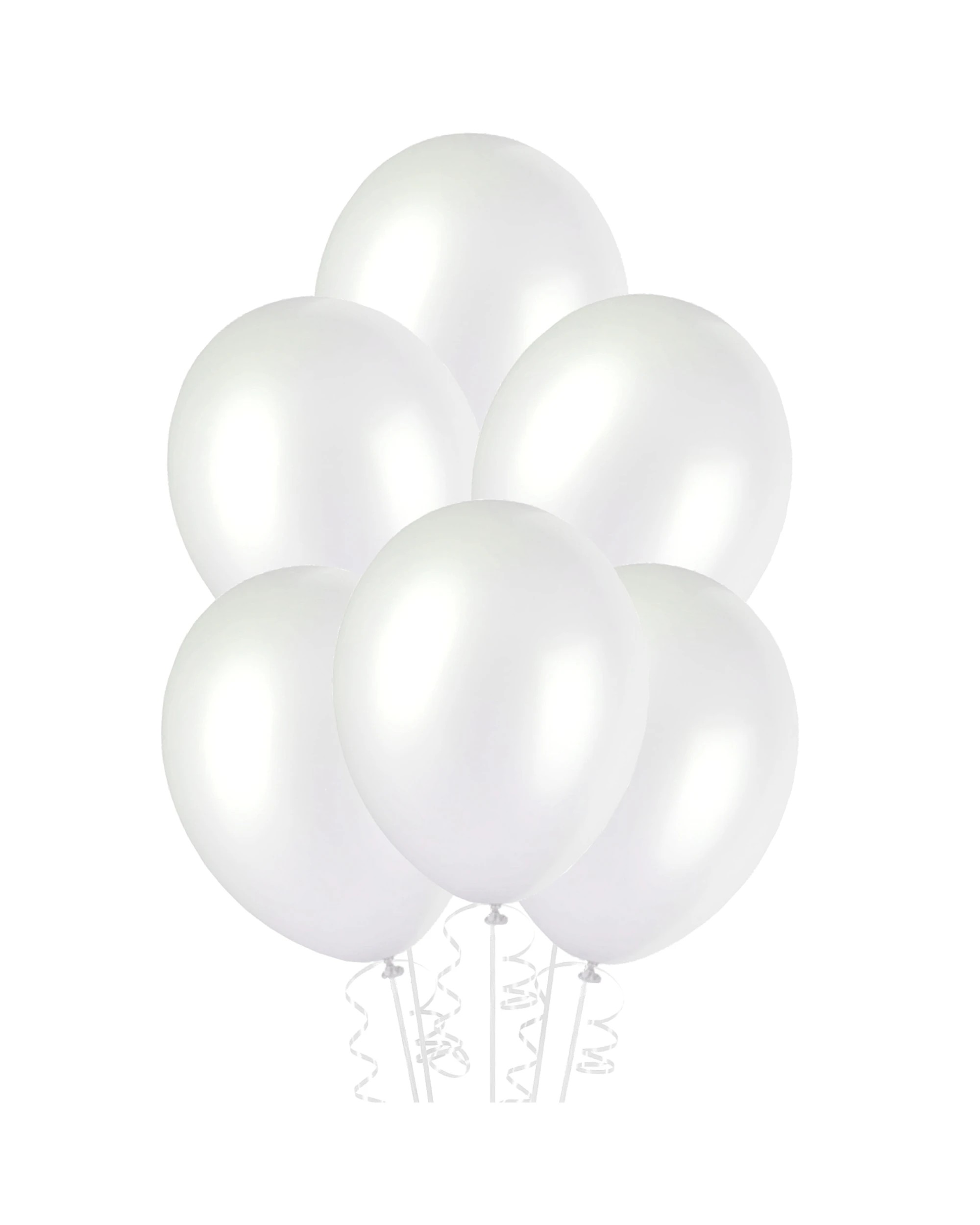 1 Artwrap Balloons 30cm Pack of 20 - White Pearl - Pearl White, 1 of 2