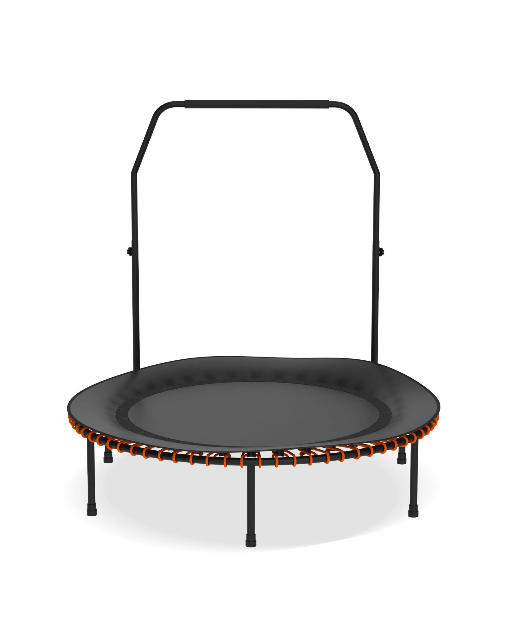 2 Advwin Mini Fitness Trampoline 40" Rebounder with Adjustable Foam Handle, 2 of 7