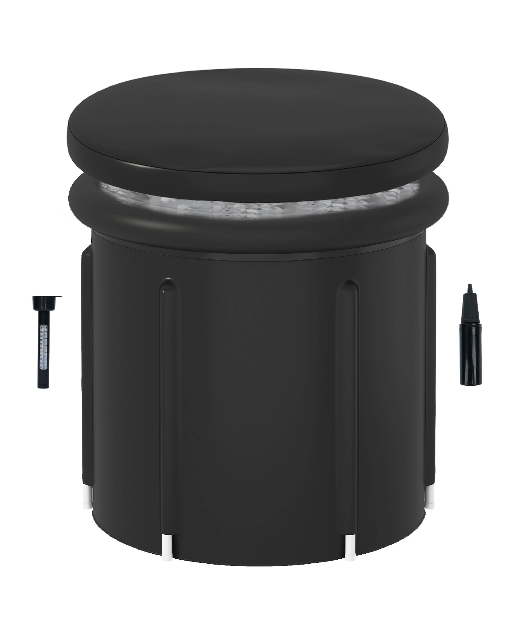 1 Advwin Portable Ice Bath Tub 80 x 75cm Multiple Layered 376L Foldable Cold Plunge Tub, 1 of 8