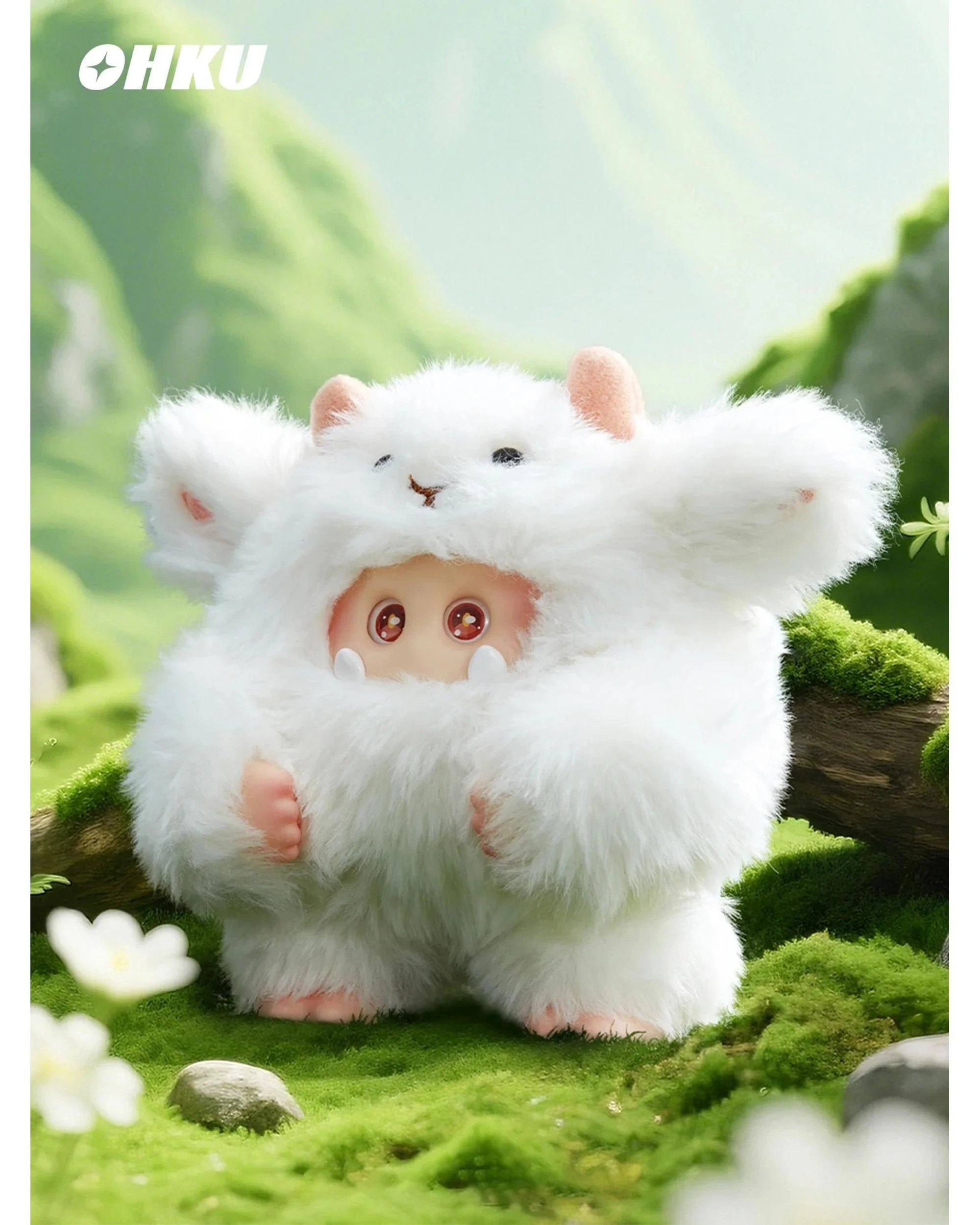 3 OHKU Giggle Monster Furry Forest Series Plush Blind Box, 3 of 8