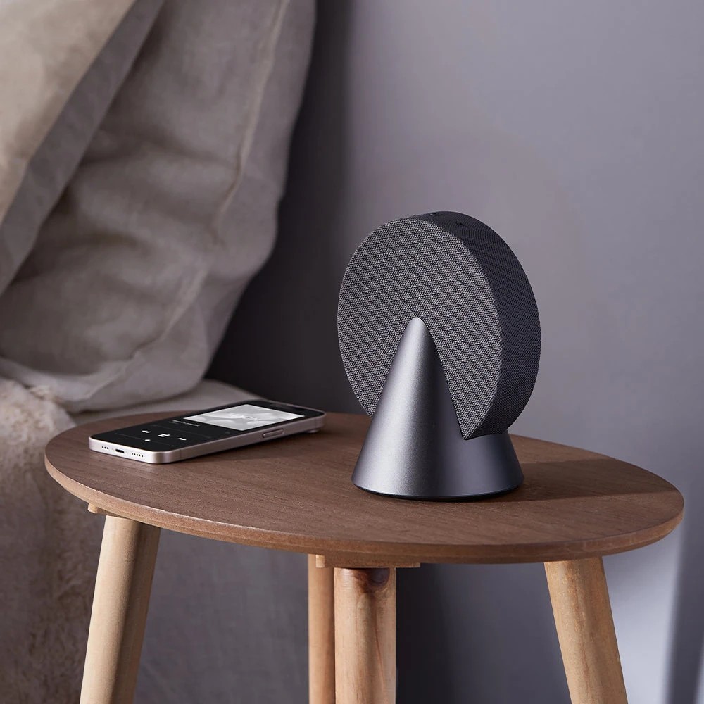 4 Lexon Conic 360 Bluetooth Speaker - Grey - Grey, 4 of 9