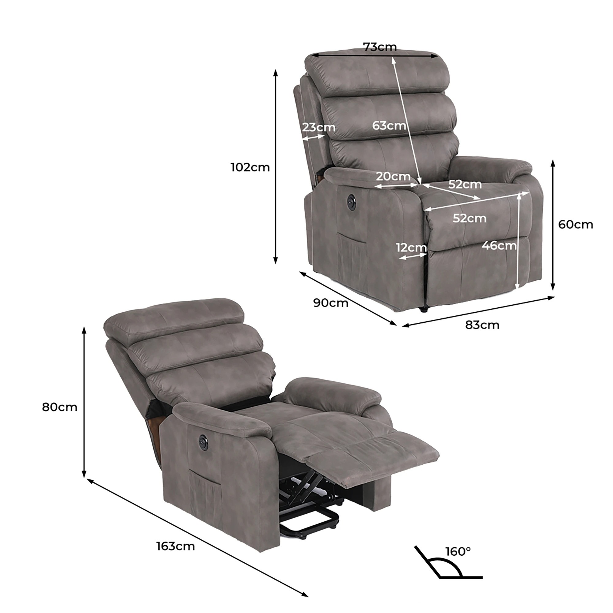 2 Levede Lift Recliner Chair, 2 of 3
