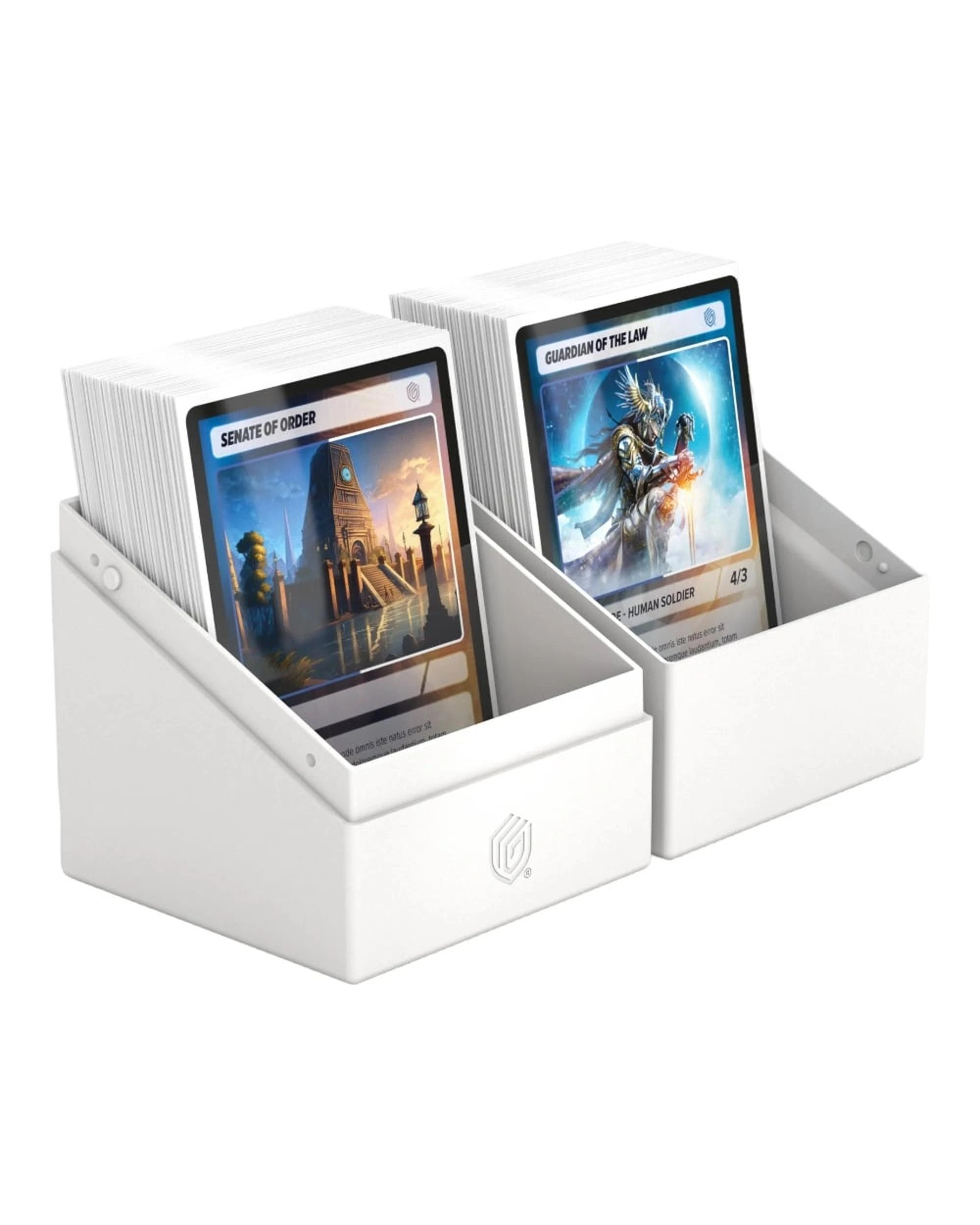 6 Ultimate Guard Boulder 100+ Solid Deck Case - White, 6 of 9