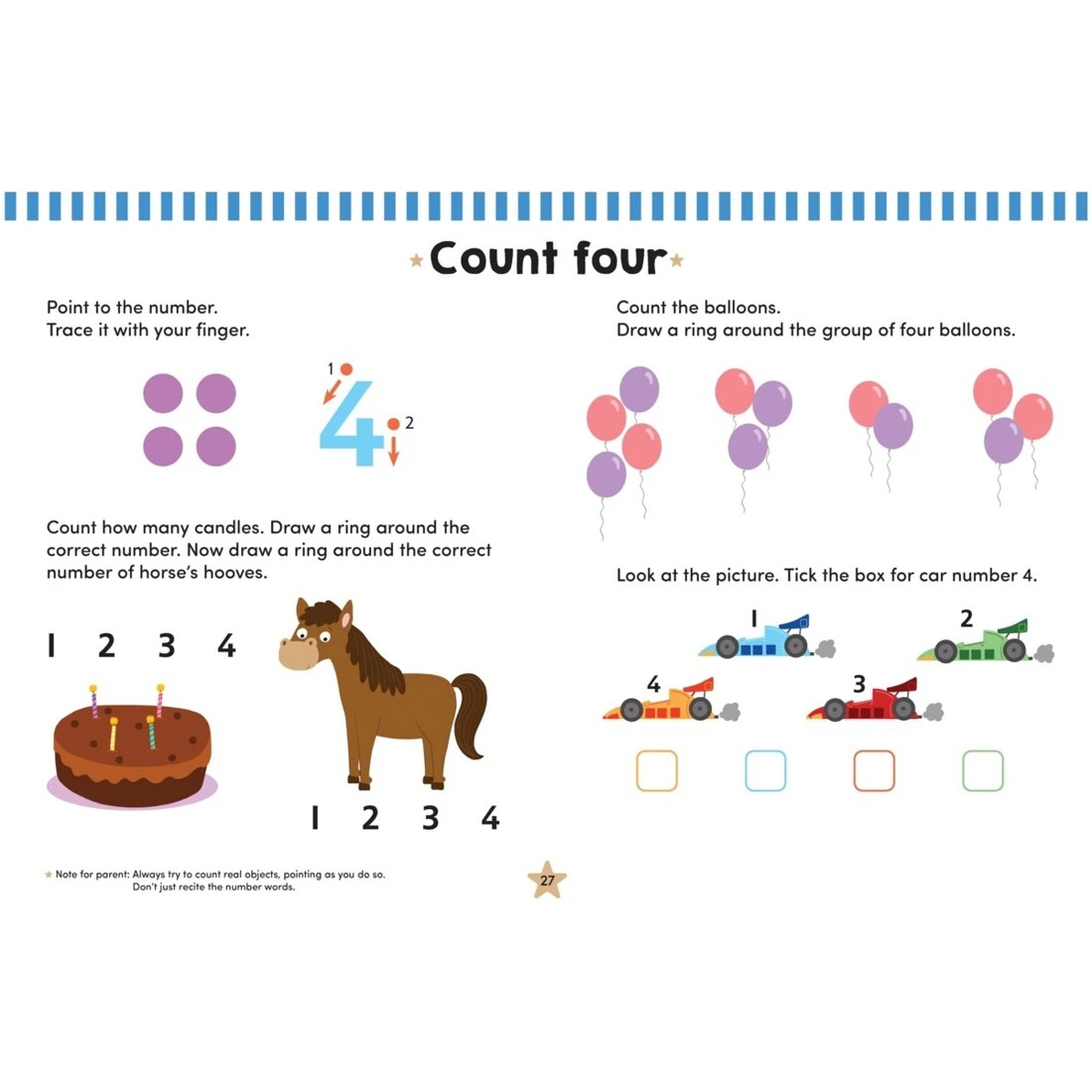 2 Gold Stars: Preschool Learning Activity Pad - Book, 2 of 2