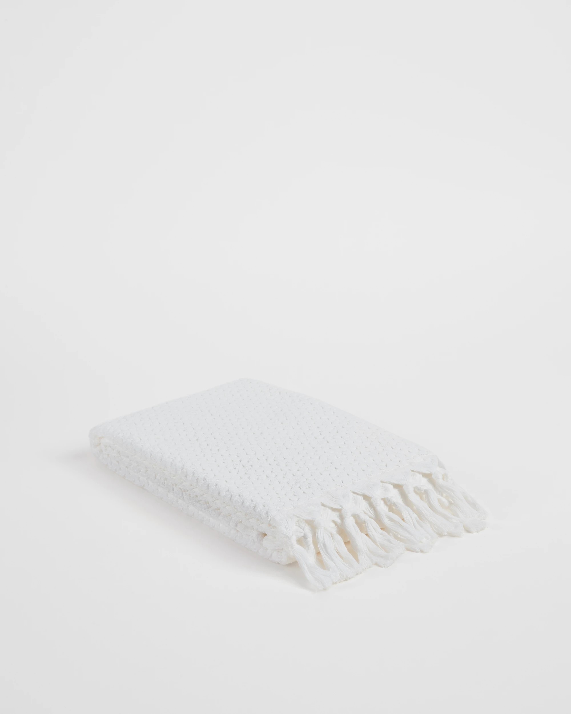 1 Target Laynie Australian Cotton Textured Bath Towel - White, 1 of 3
