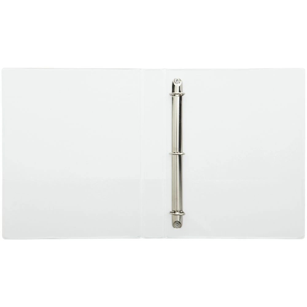4 J.Burrows Insert Binder A4 3 D-Ring 25mm White, 4 of 6