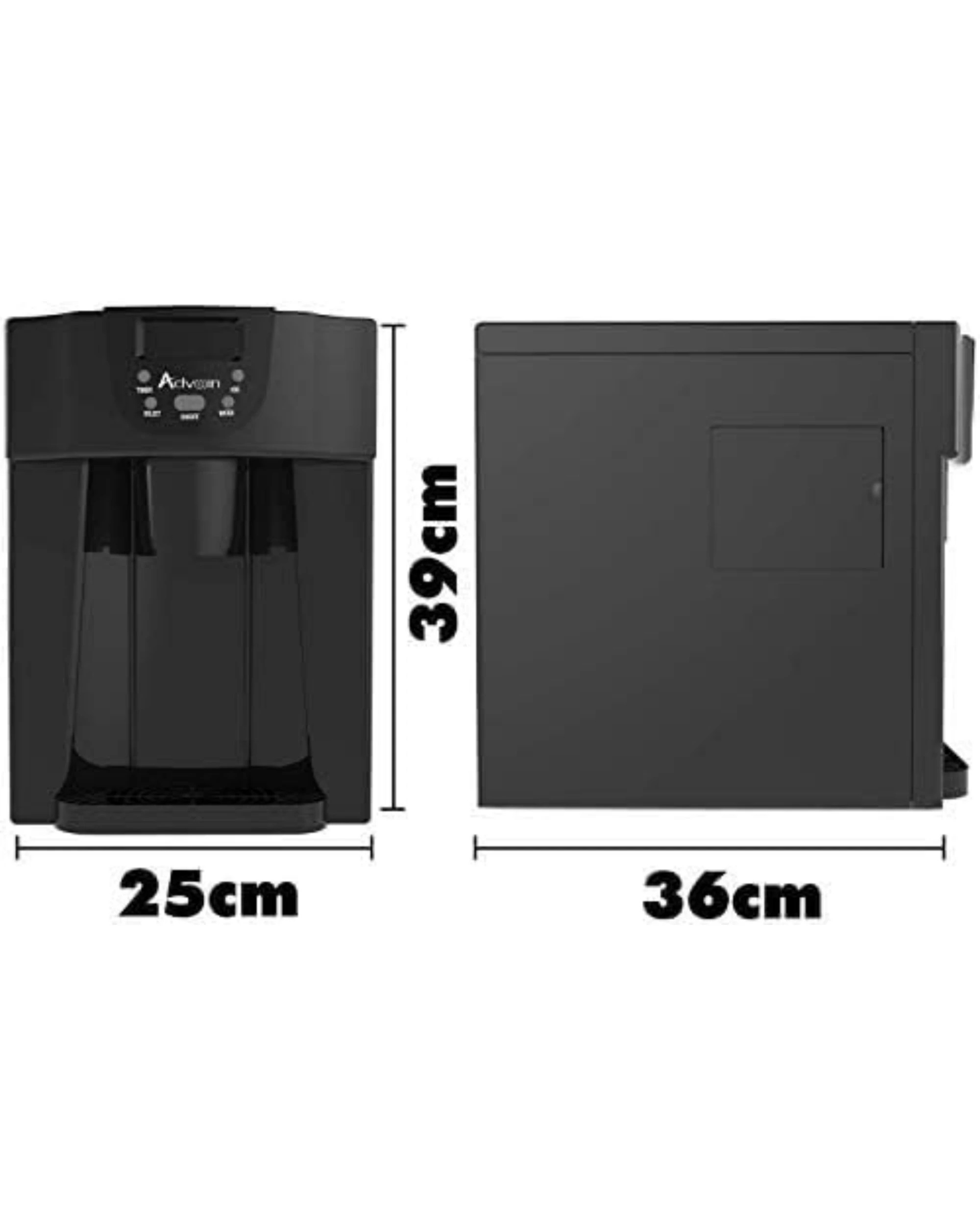 8 Advwin 2 in 1 Ice Cube Maker & Water Dispenser (Black), 8 of 8