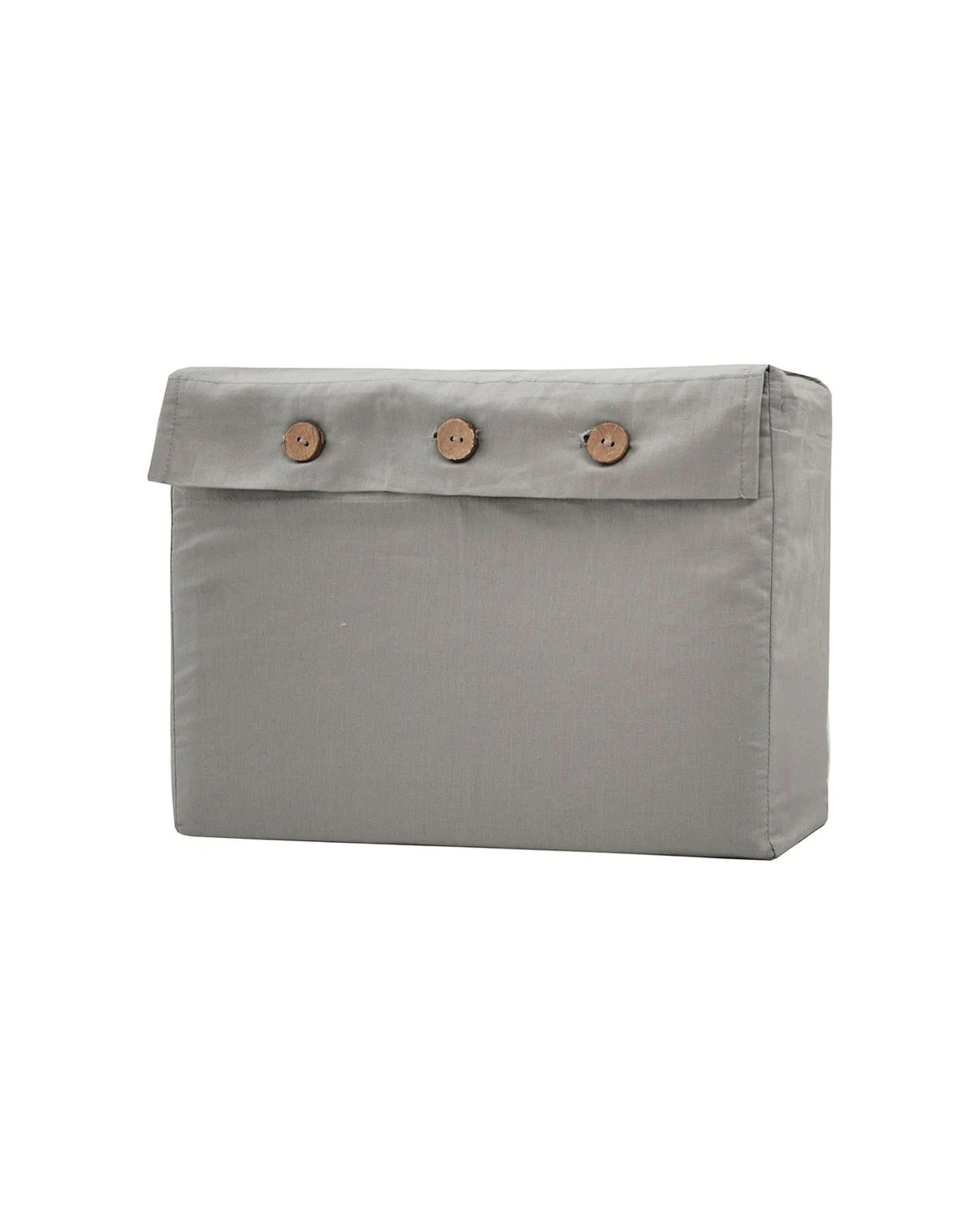 2 Bambury Temple Organic Cotton Sheet Set Home Bedding - Split King - Grey, 2 of 3