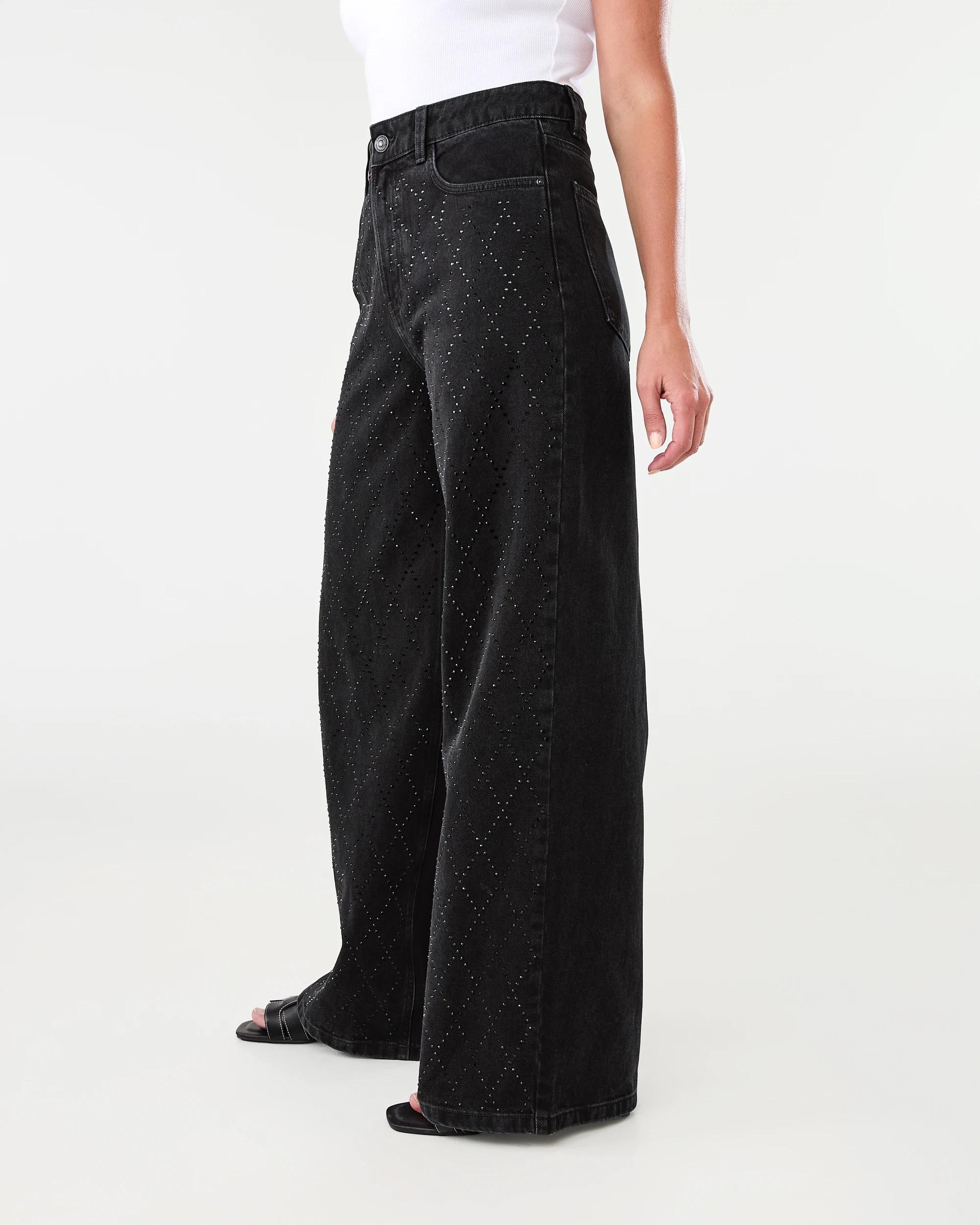 3 Diamante Jeans Black Wash, 3 of 9