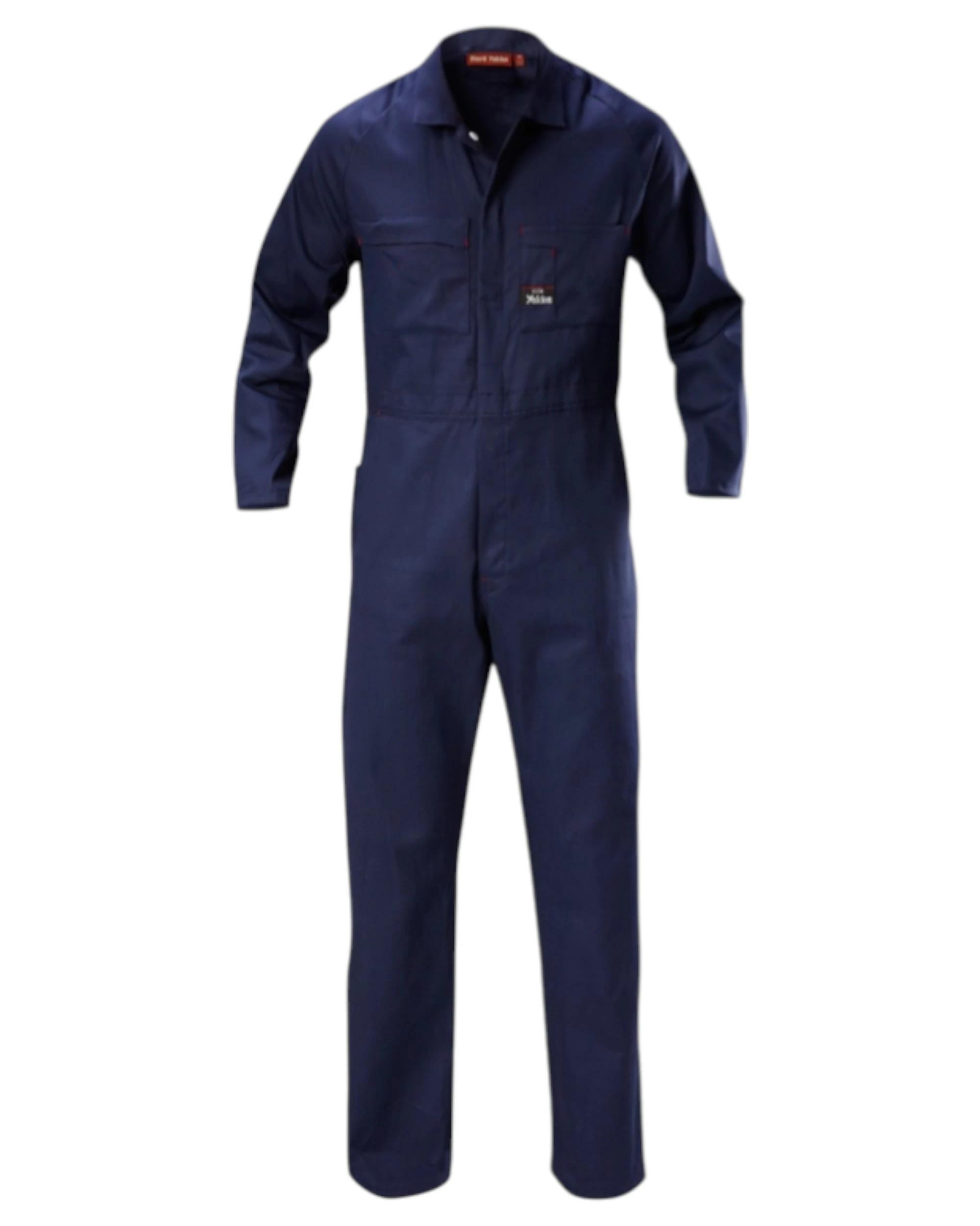 1 Hard Yakka Mens Cotton Lightweight Drill Coverall Navy NAVY, 1 of 7