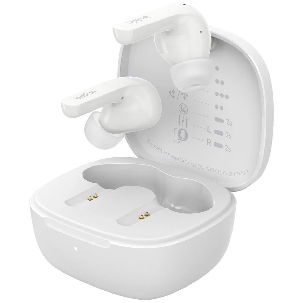 2 Belkin SoundForm Motion True Wireless Earbuds White, 2 of 7