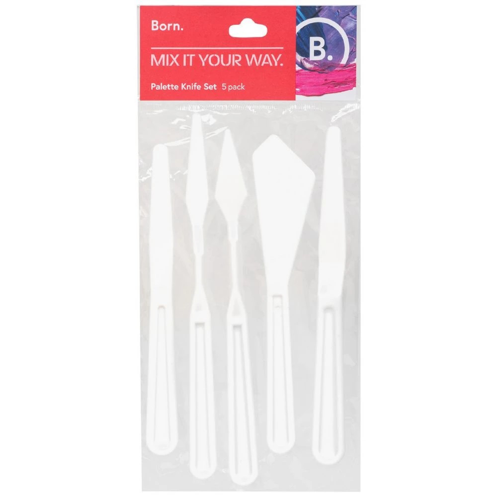1 Born Palette Knife Set 5 Pack, 1 of 2
