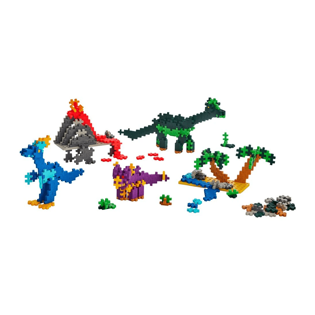 3 Plus-Plus Learn to Build Dinosaurs 500 Pieces, 3 of 8