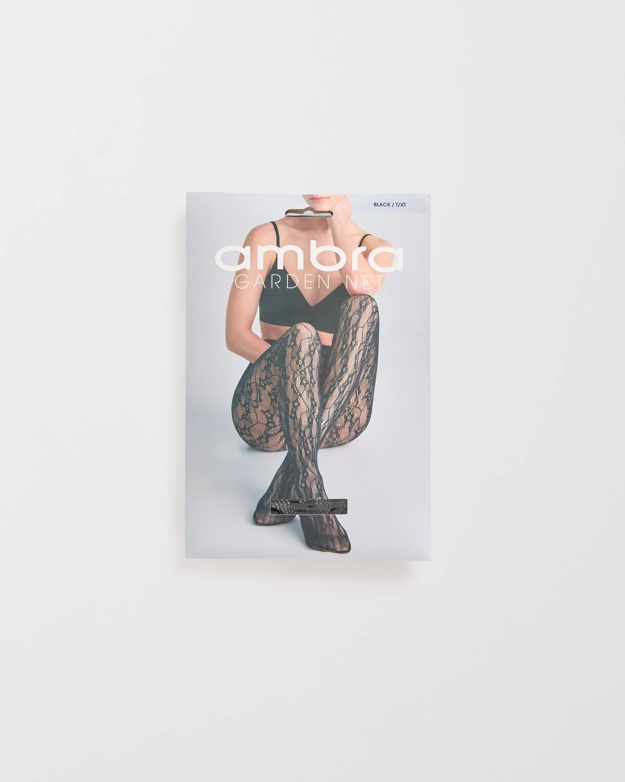 3 Ambra Garden Net Tights BLACK, 3 of 3