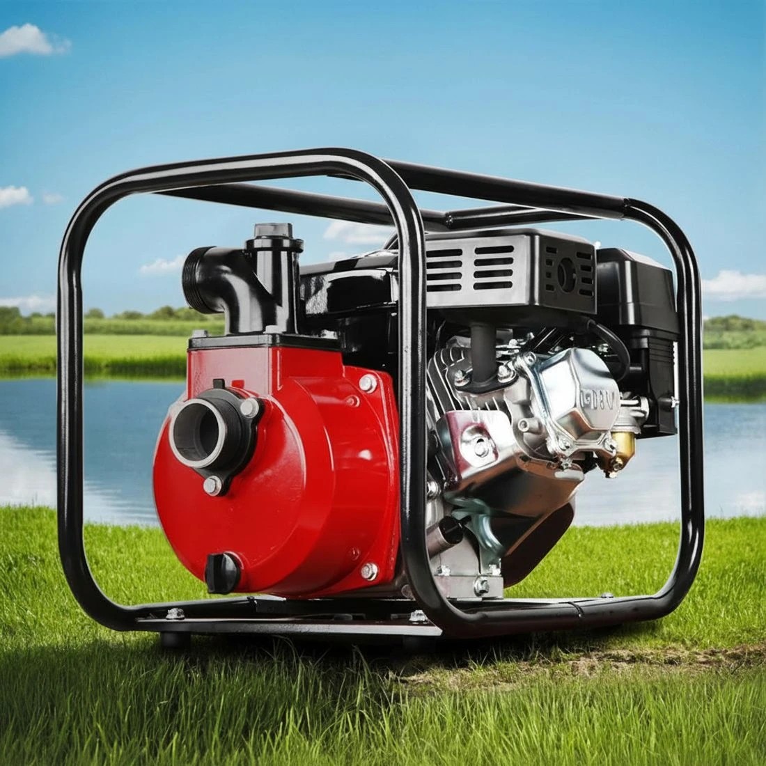 7 Giantz 7HP 2" Petrol Water Pump, High Flow 4-Stroke Engine for Fire Fighting, Irrigation, Farm, Garden, Outdoor - Multi, 7 of 7