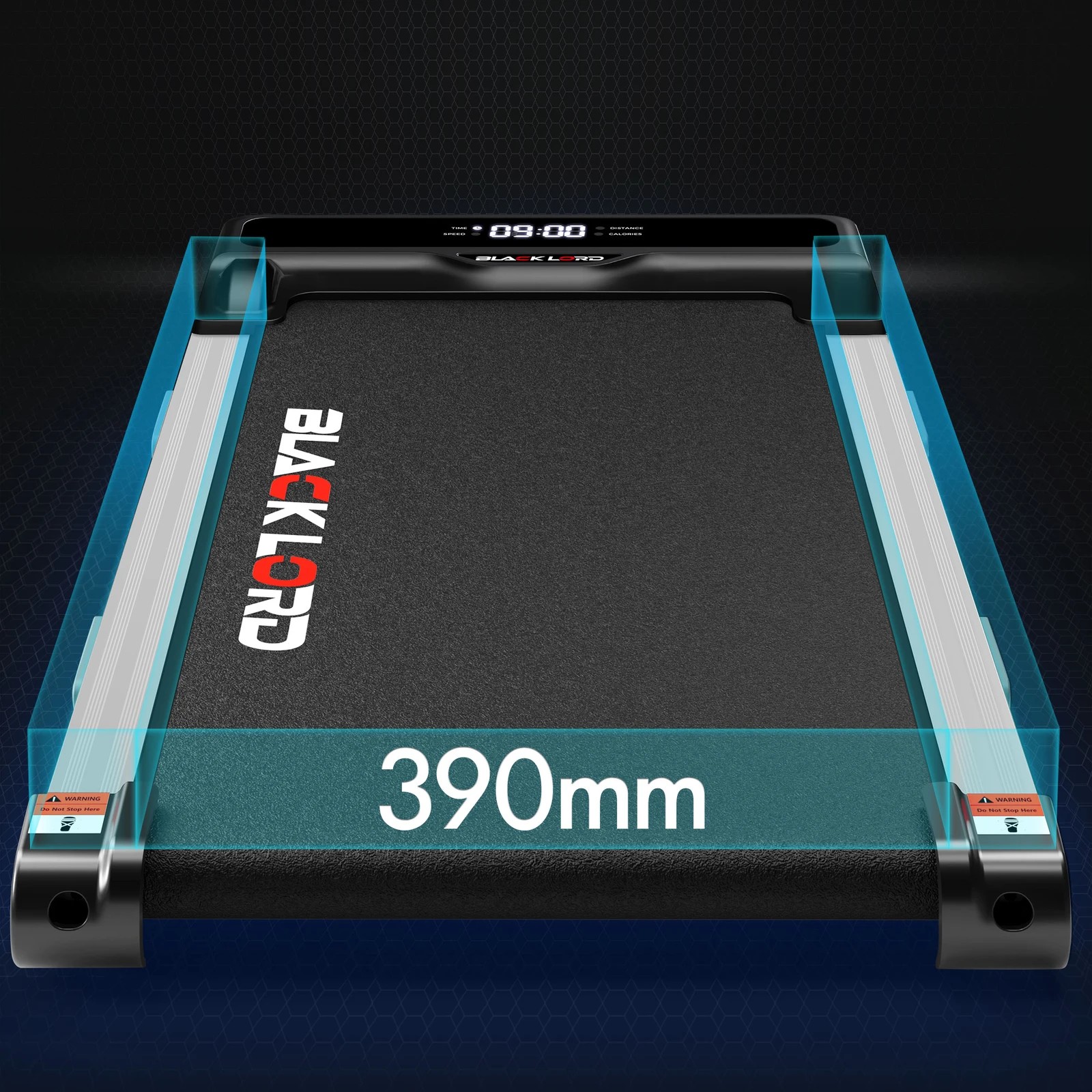 9 Black Lord Treadmill Electric Walking Pad Home Gym Incline Brushless Motor - Black, 9 of 10