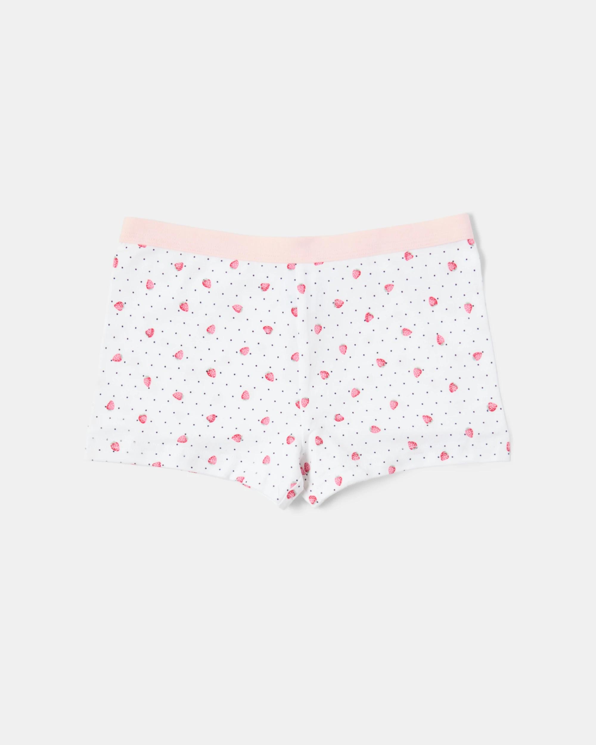 7 5 Pack Print Shorties Pnk Bows, 7 of 8