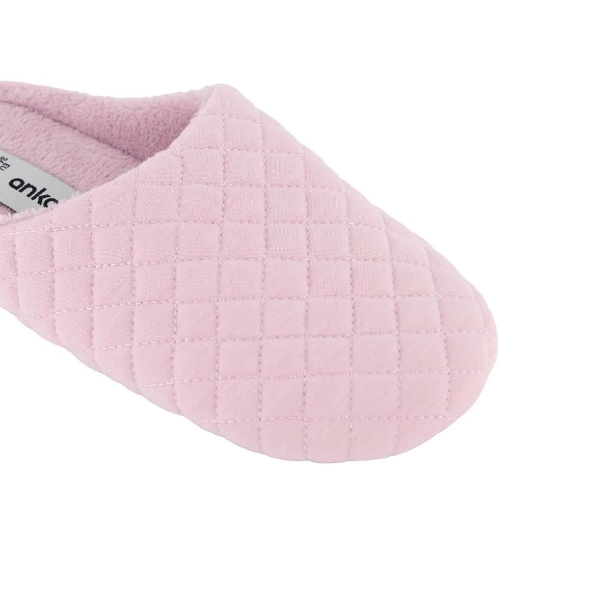 3 Quilting Scuff Slippers Mello Pink, 3 of 3
