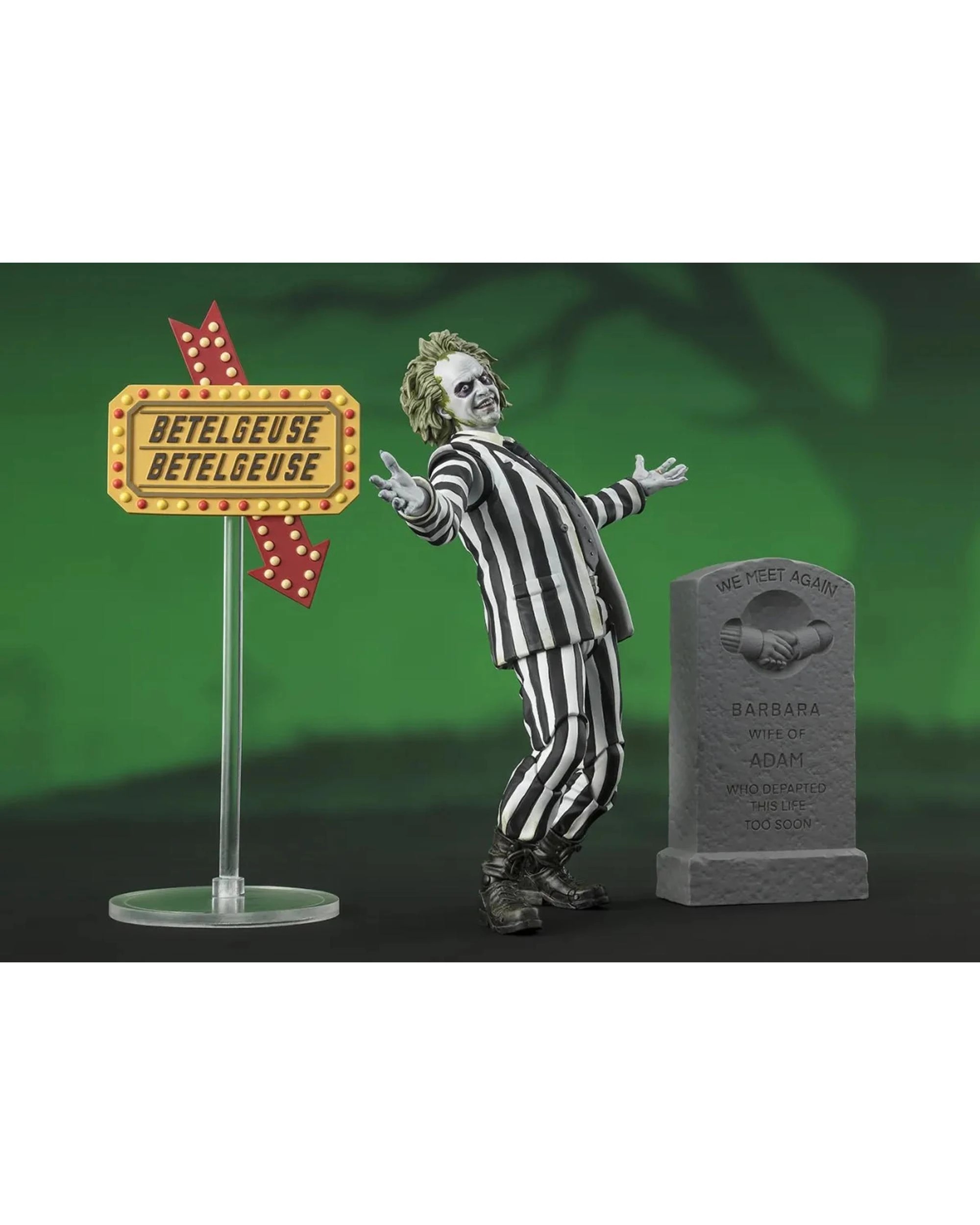 4 Tamashii Nations S.H.Figuarts Beetlejuice 1988 Beetlejuice 6 inch Figure, 4 of 9
